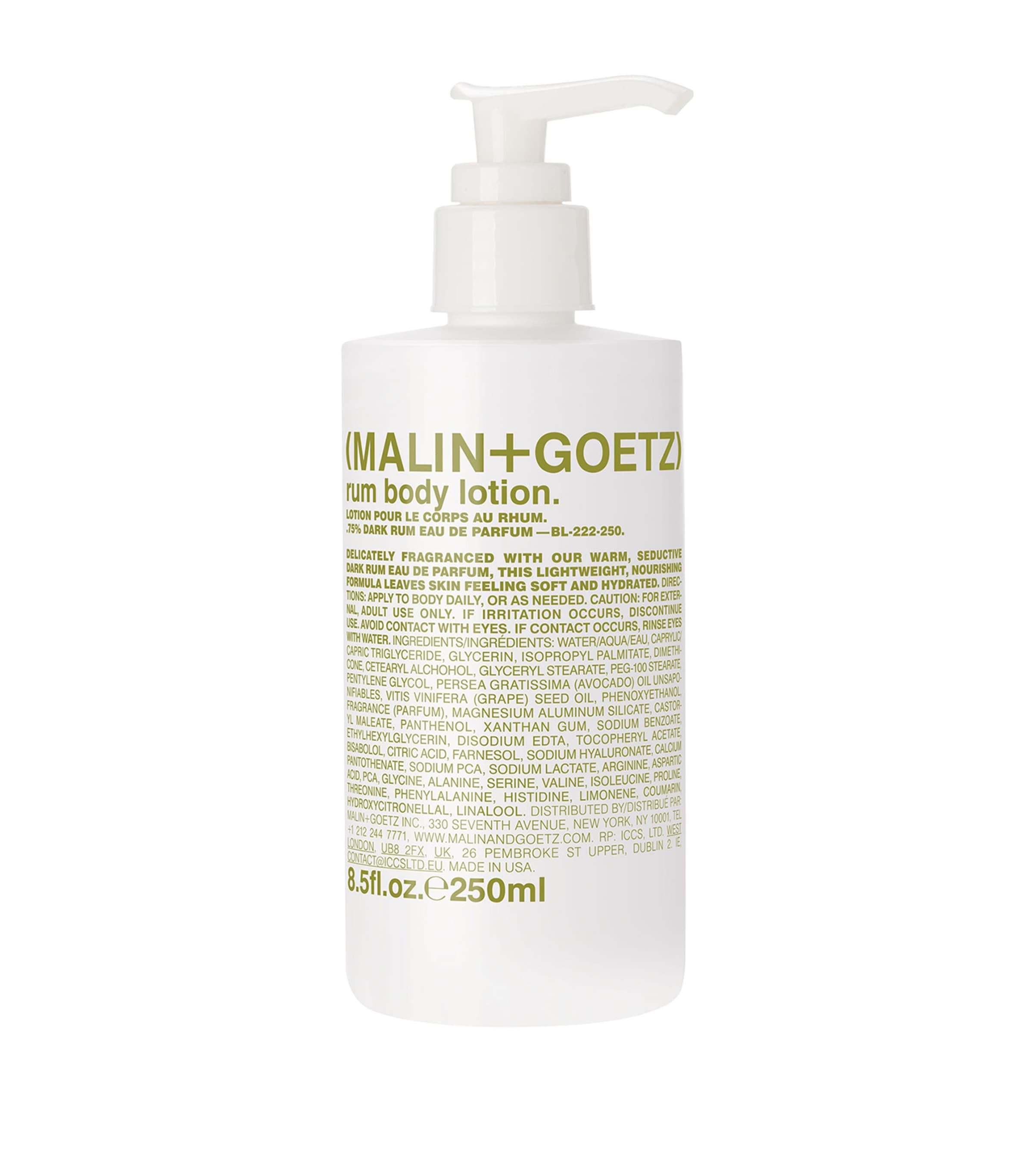 Malin + Goetz Rum Body Lotion In White