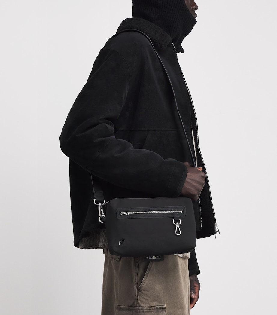 Nylon Cross-Body Bag BLACK Image 4