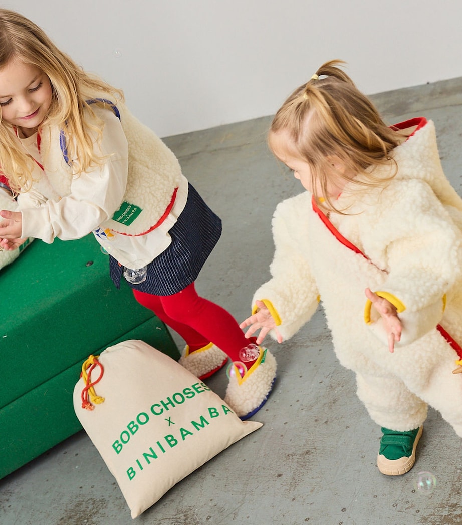 x Bobo Choses Merino Wool Snugglesuit (Newborn-36 Months) MILK Image 5