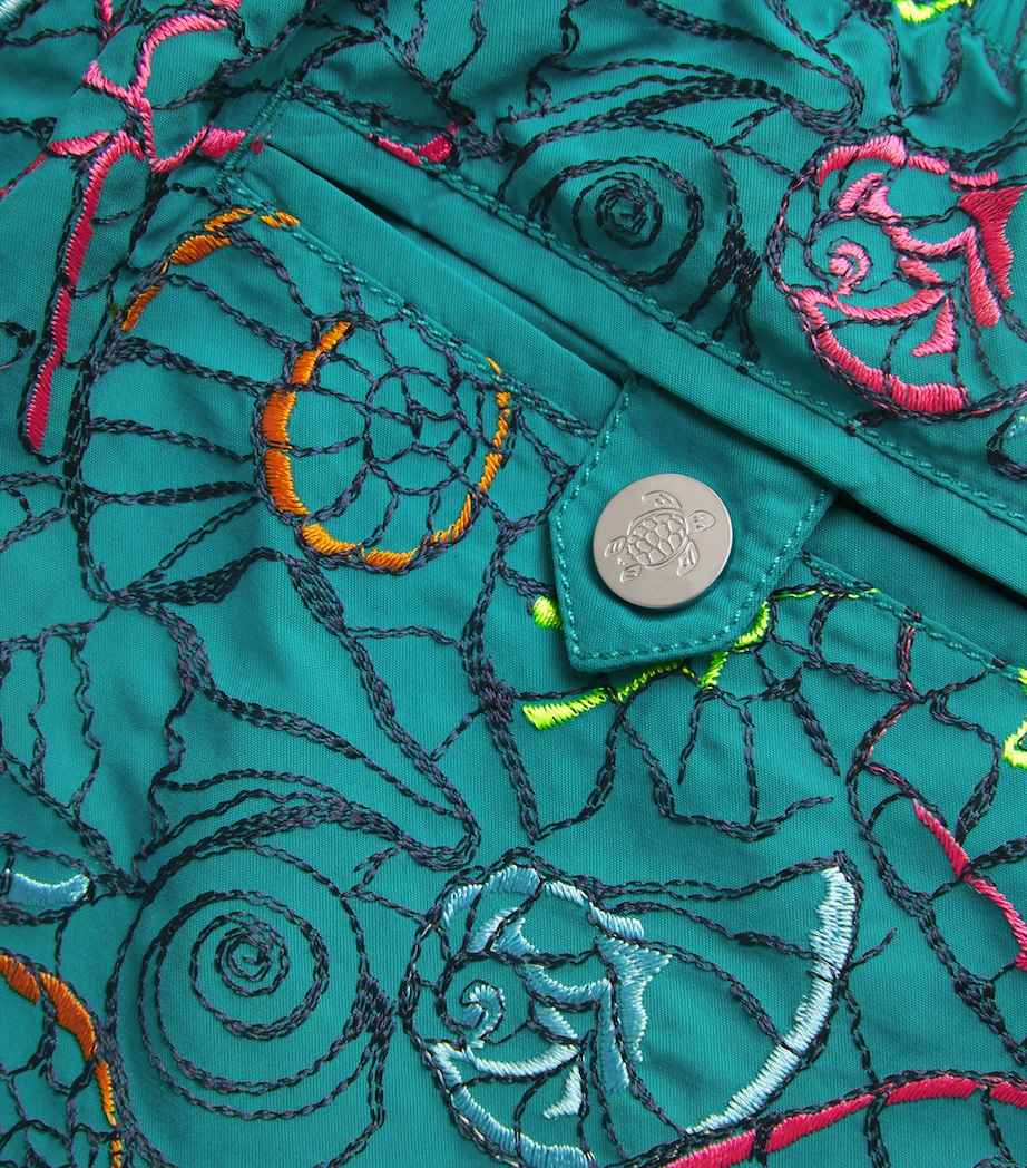 Sea Shells Embroidered Mistral Swim Shorts 473 FANFARE Image 5
