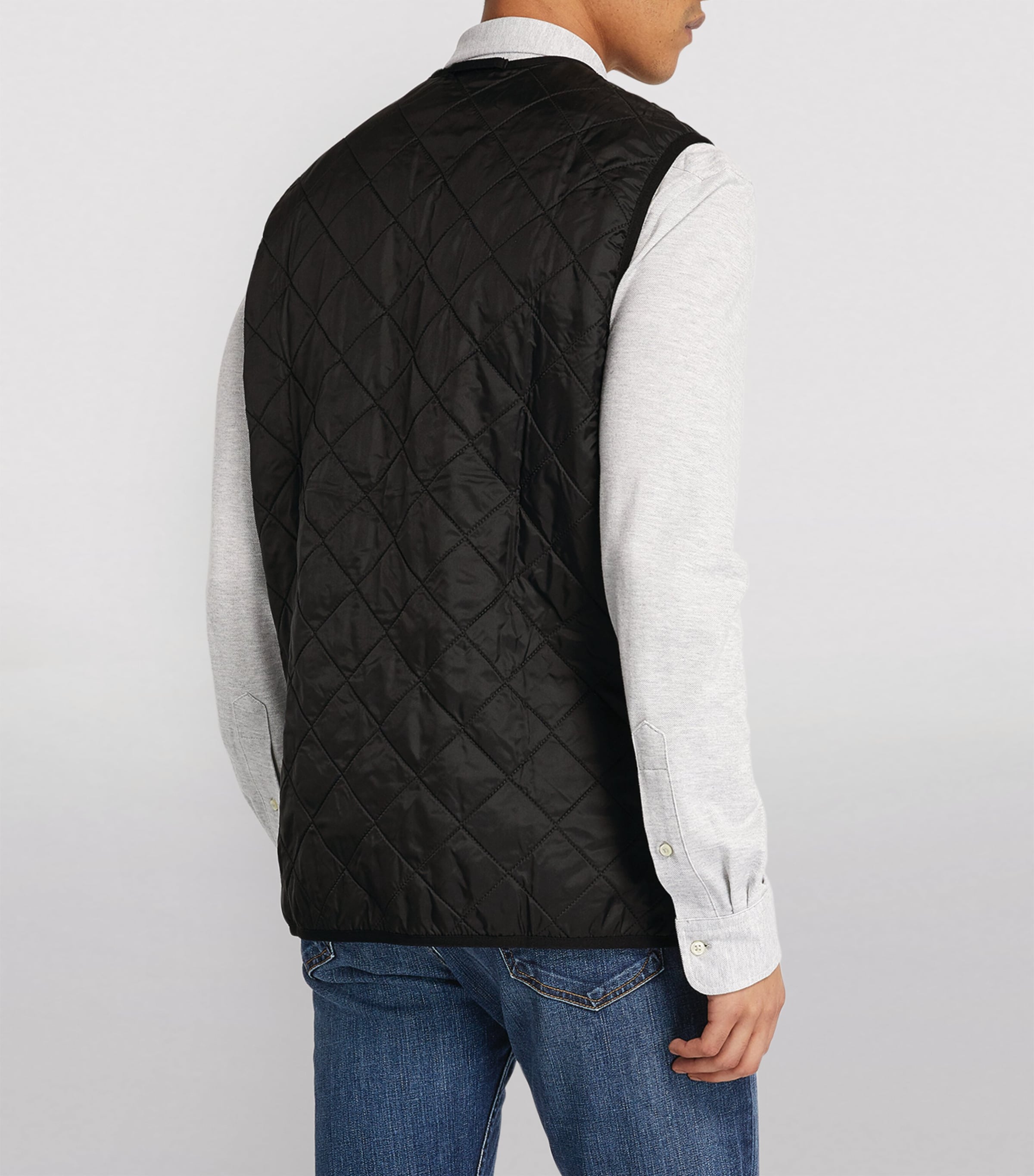 Polarquilt Zip-In Liner Gilet BLACK Image 3