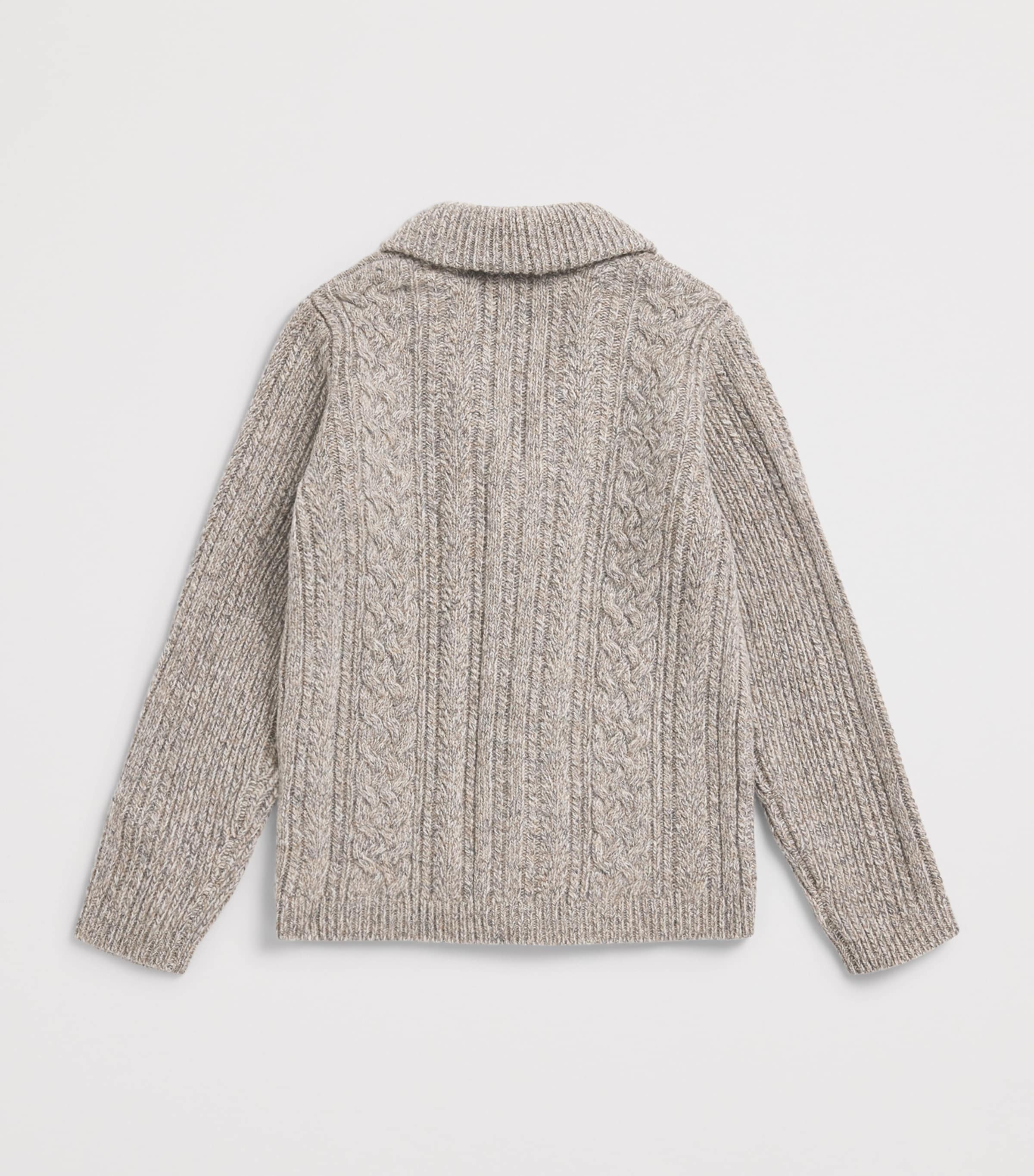 Tartine et Chocolat Wool Shawl-Collar Cardigan (5-12 Years) Image 2