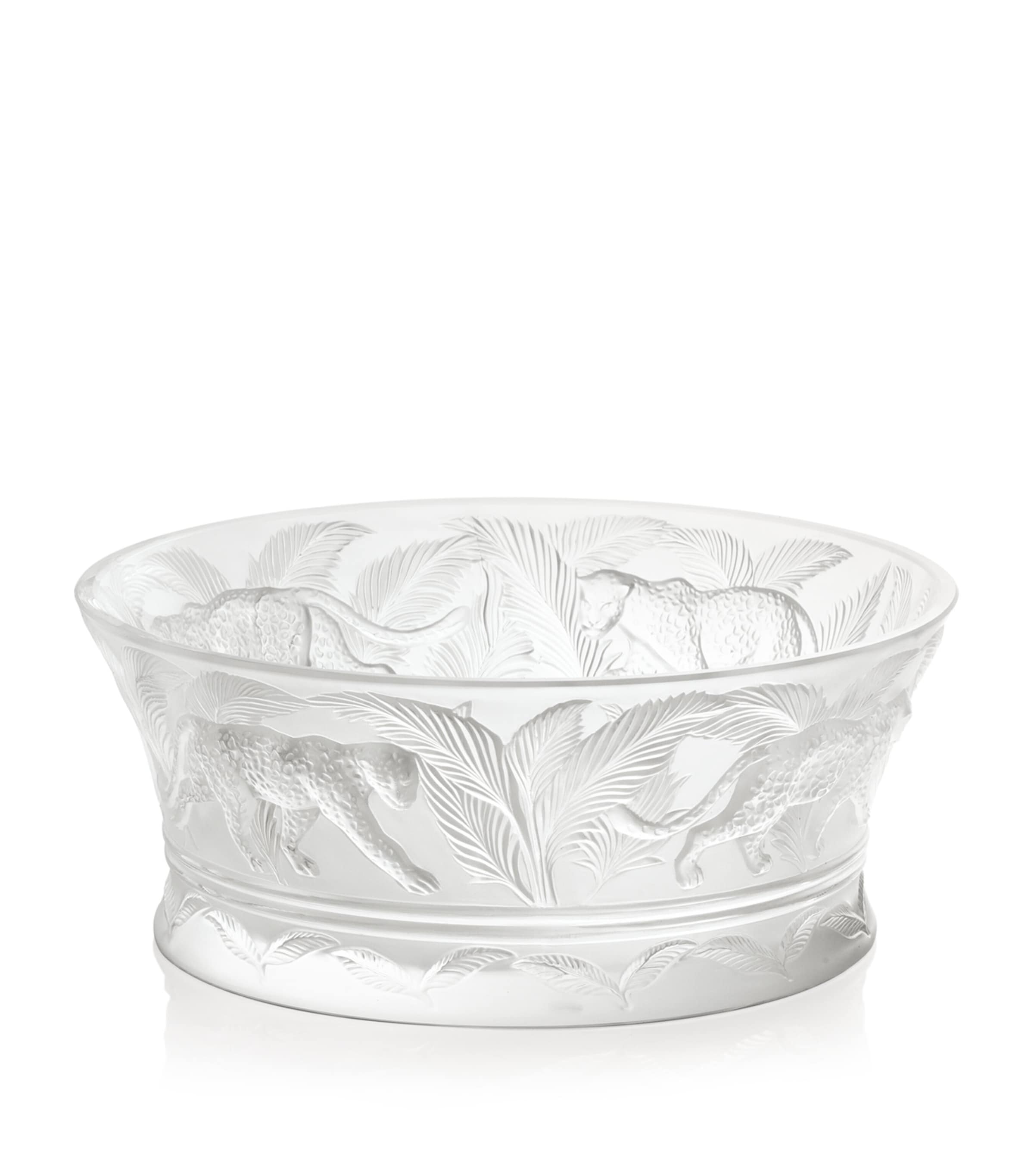 Lalique Crystal Jungle Bowl