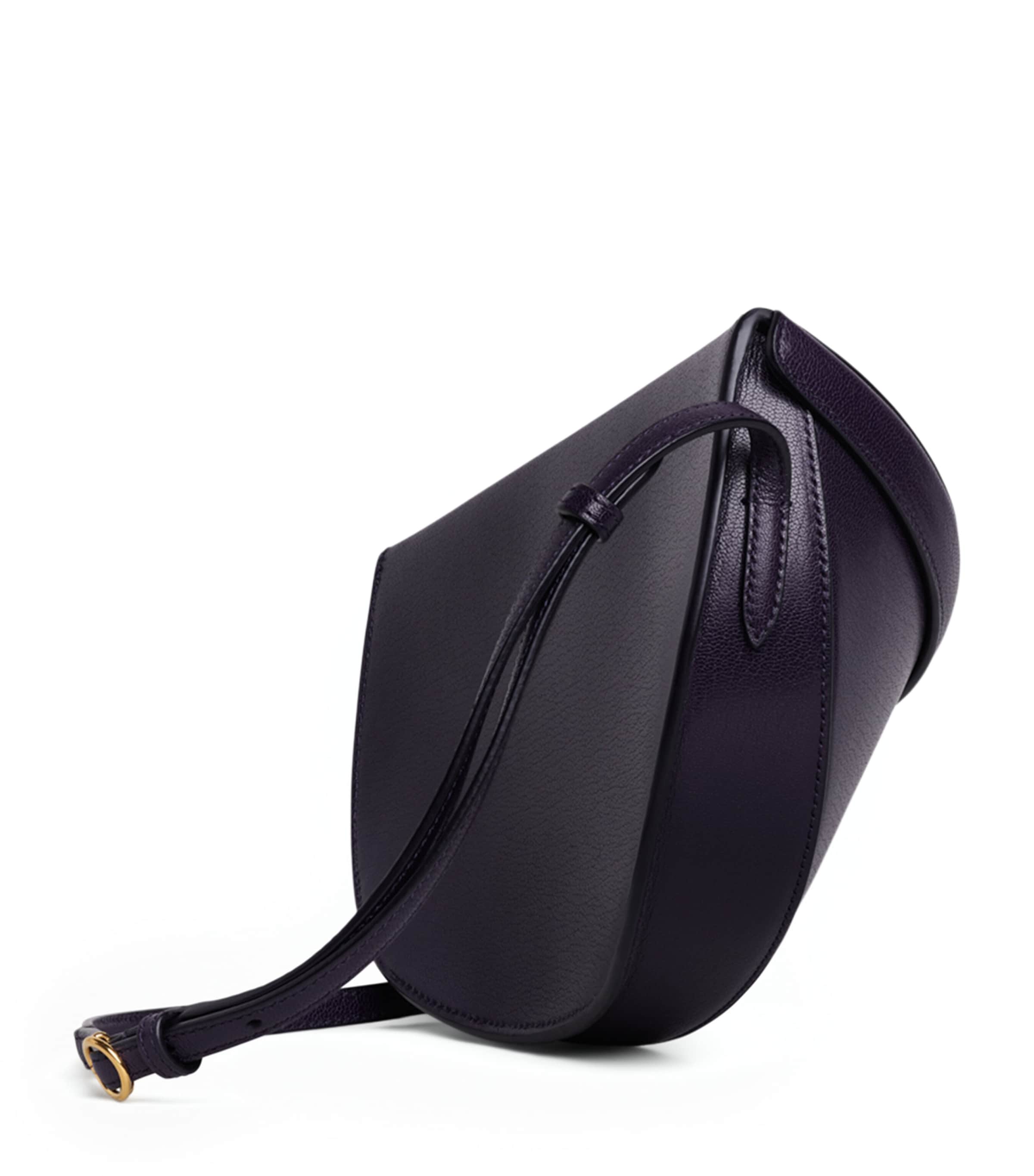 Alaïa Leather Hip East-West Shoulder Bag Jaune Clair Image 2