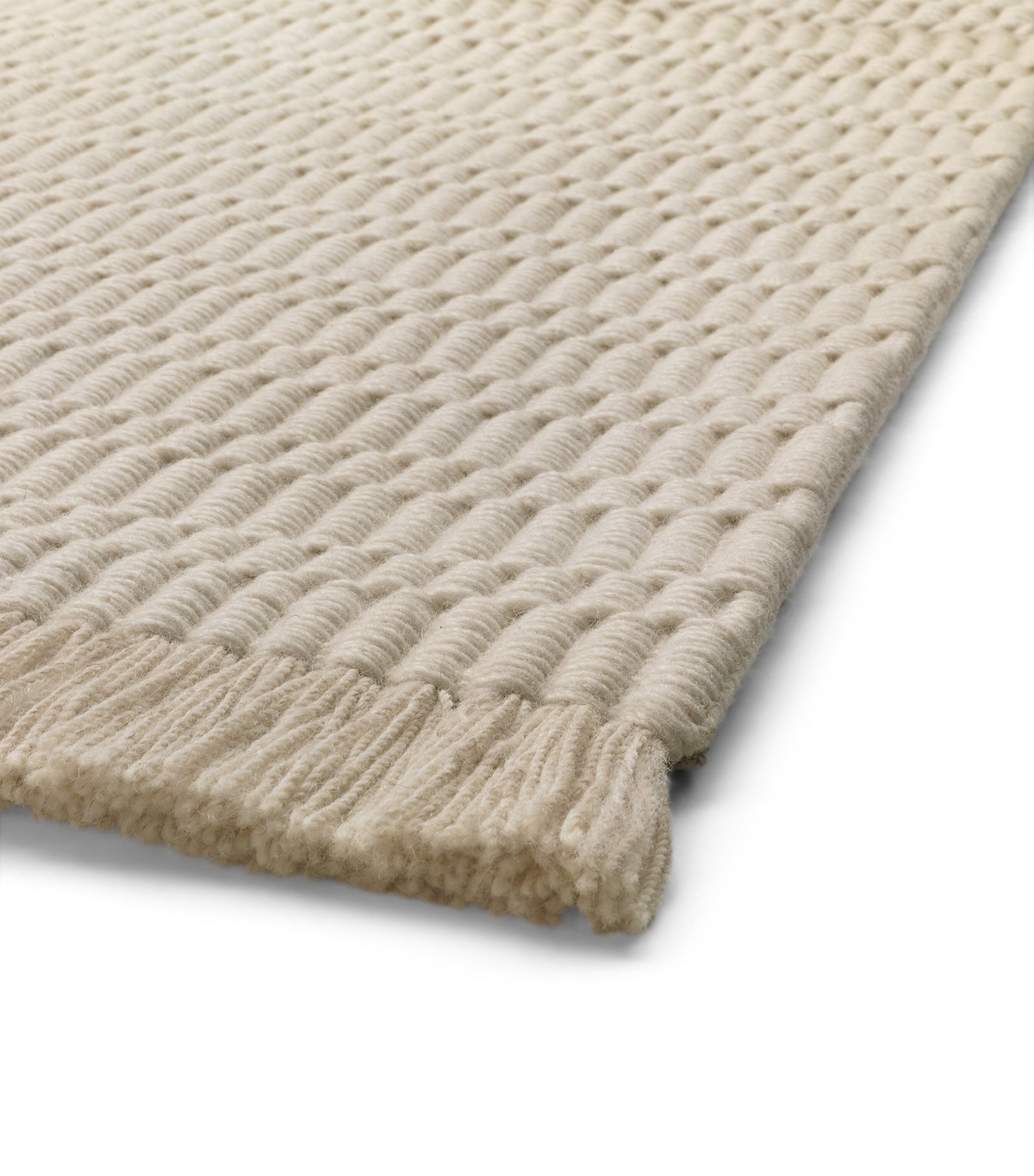 Wool-Cotton Mori Rug (300cm x 400cm) BEIGE Image 1