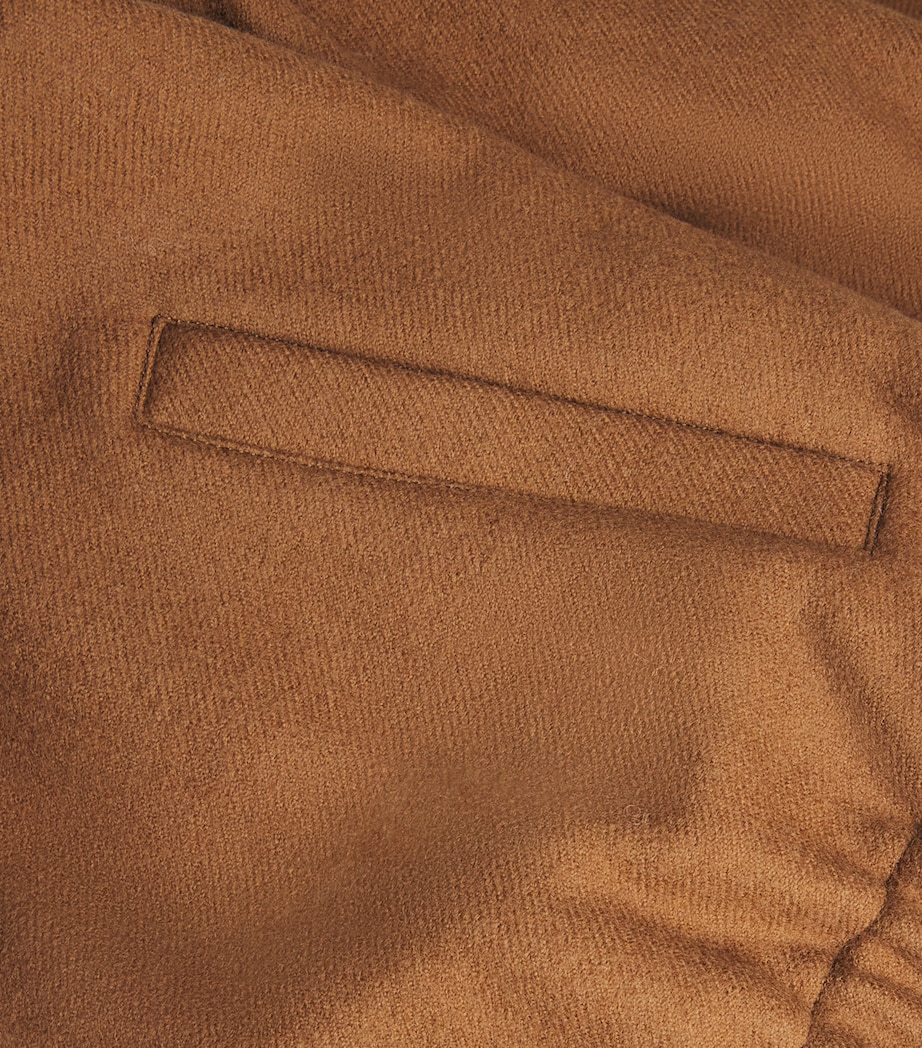 Boiled Wool Bomber Jacket 216 - NOISETTE Image 5