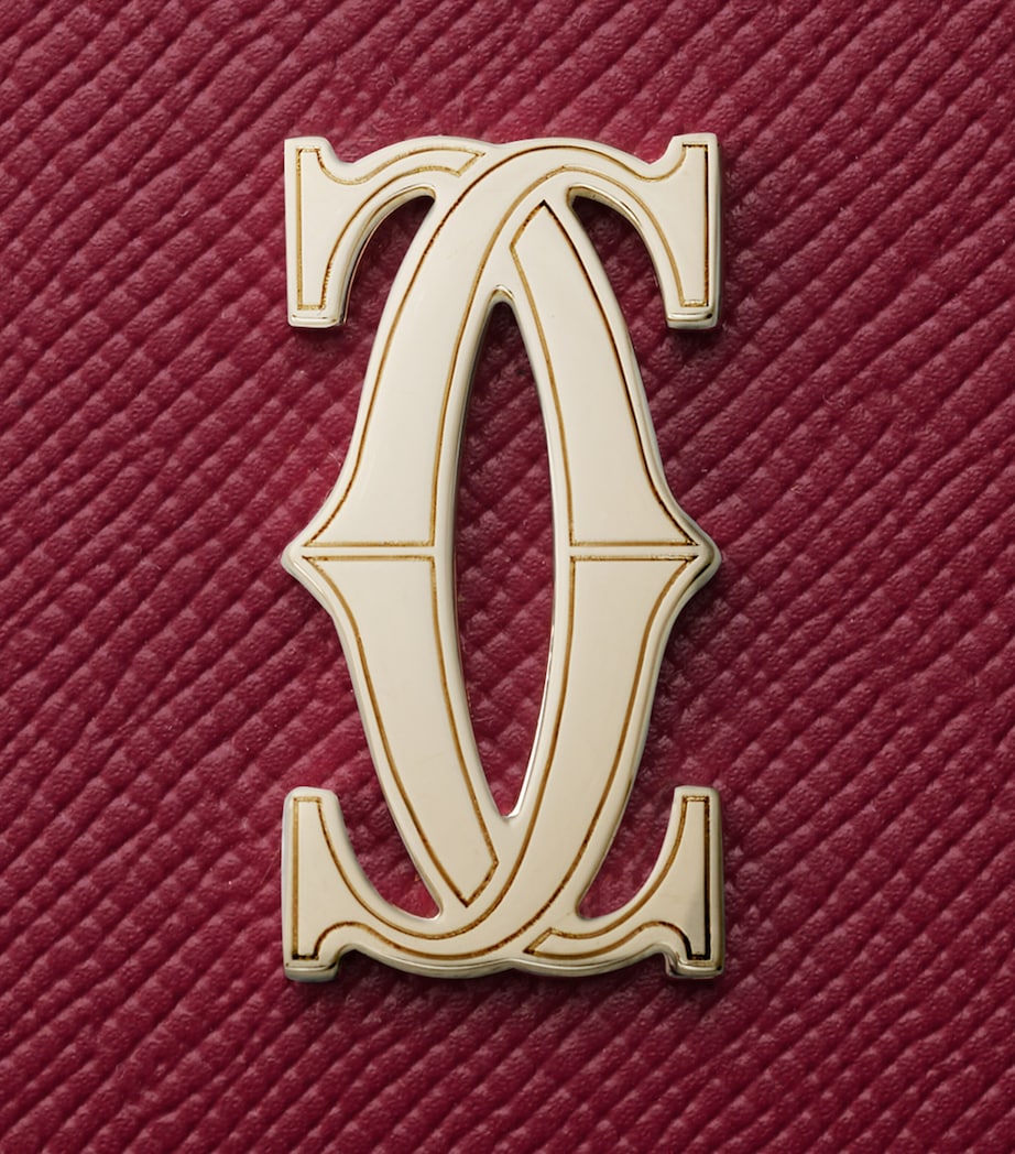 Leather C de Cartier Card Holder RED Image 4