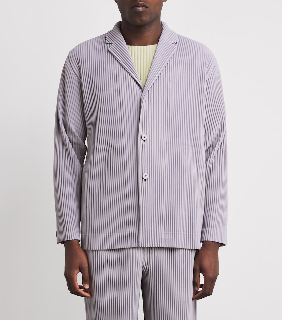 Pleated Blazer 18-CLOUD GRAY Image 3