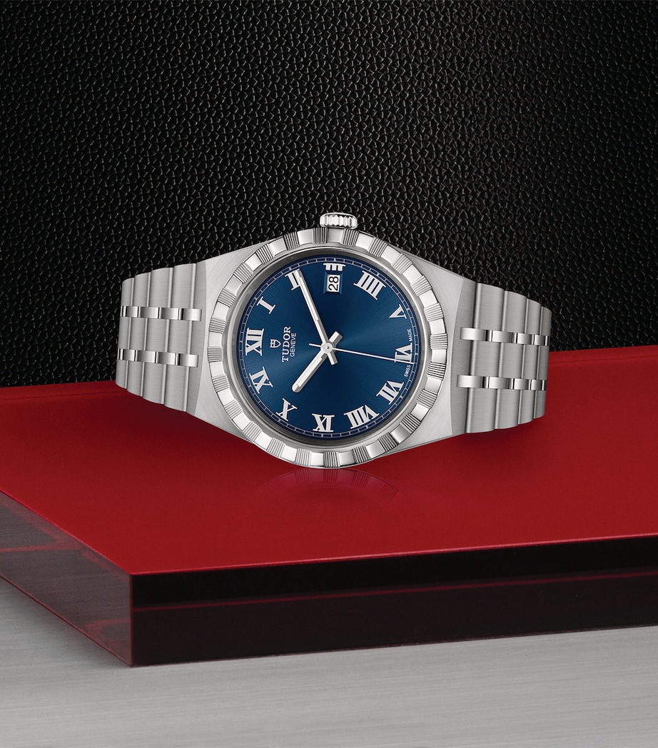 TUDOR Royal Stainless Steel Watch 38mm Blue Image 3
