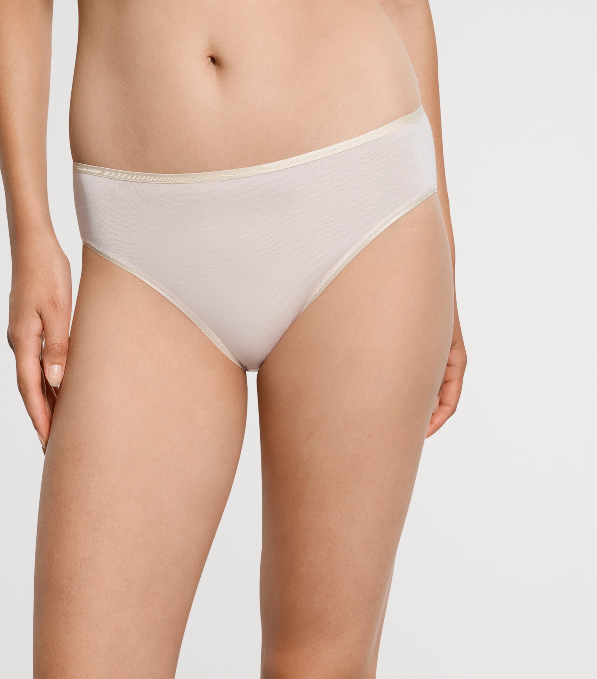 Cotton Seamless Midi Briefs HONEYDEW Image 2