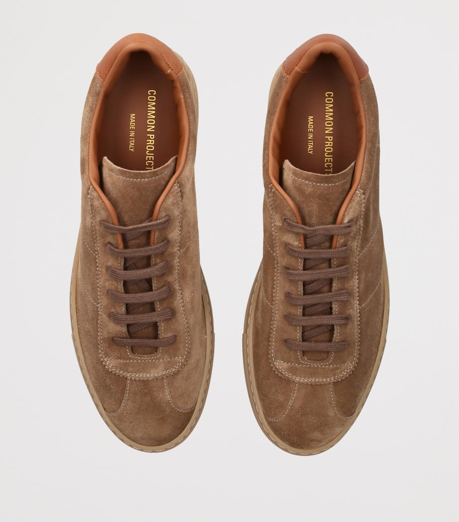 Suede Field Sneakers TAN Image 4