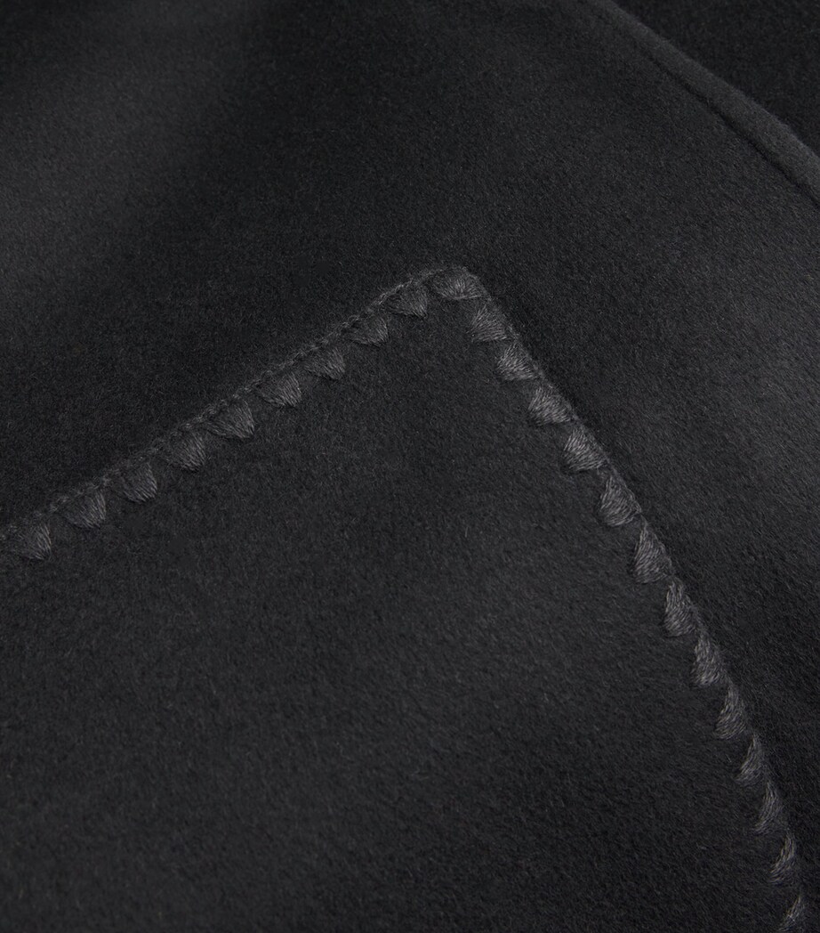 Wool-Cashmere Overshirt BLACK Image 5