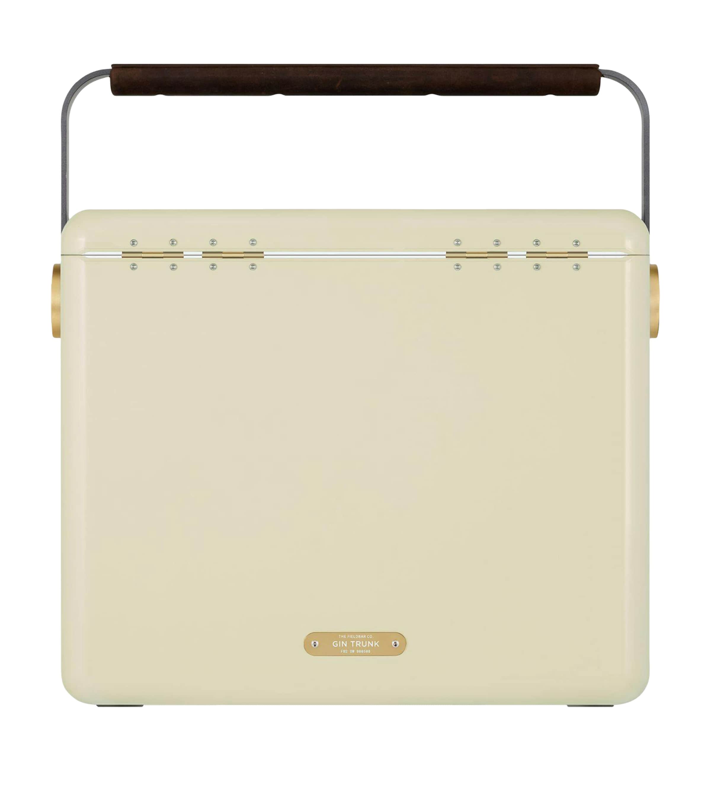 Fieldbar Gin Trunk Cooler Box Safari White Image 4