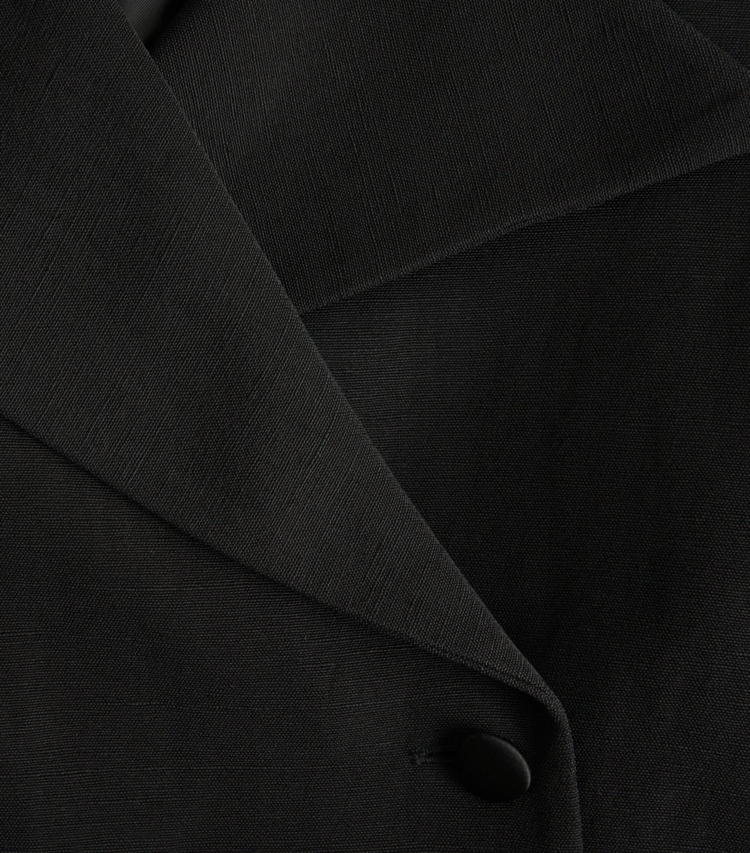 Liberowe Womens Linen-Blend Jiani Jacket Black Image 6