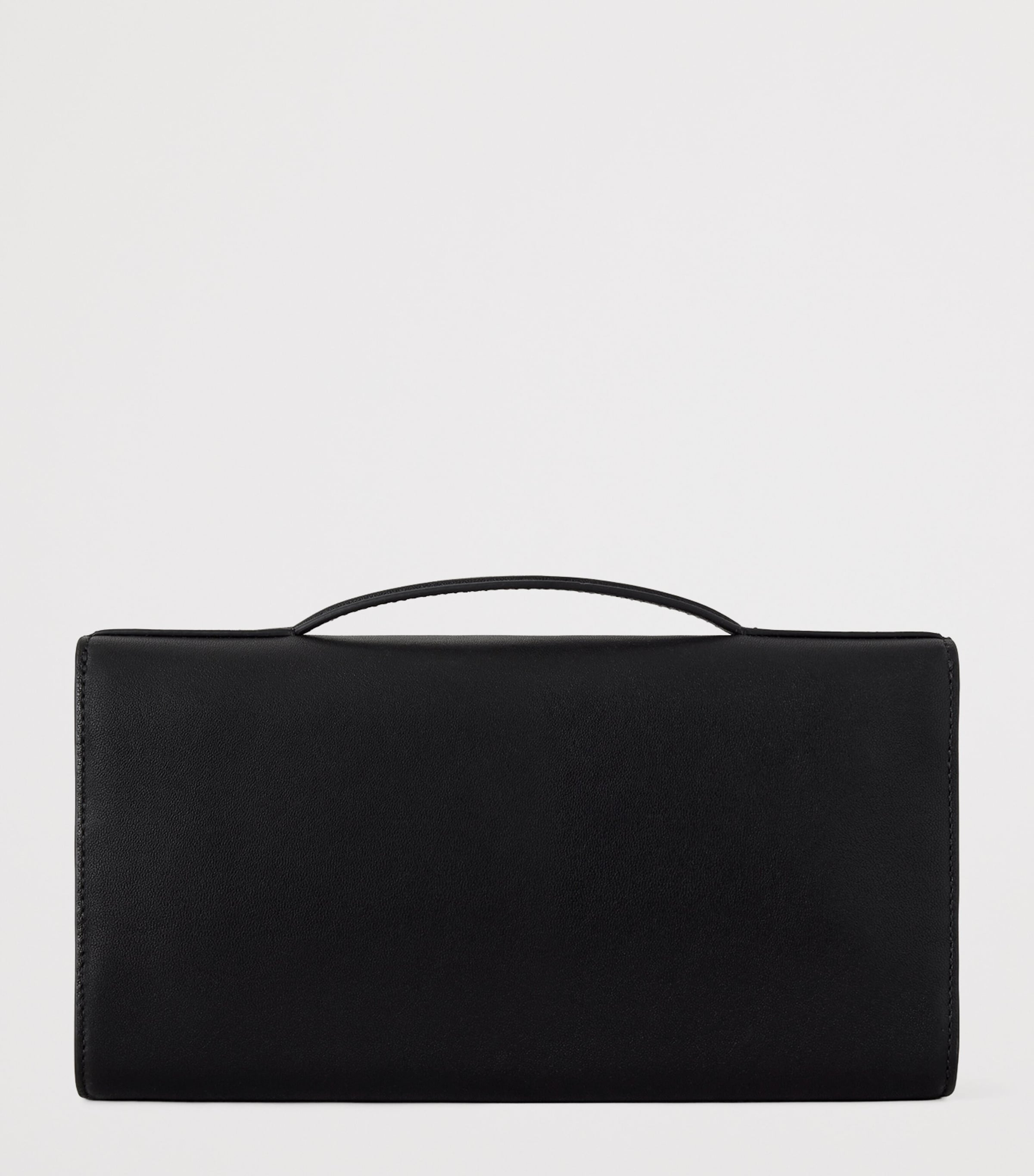 Mulberry Leather Lily Clutch Bag Black Image 2