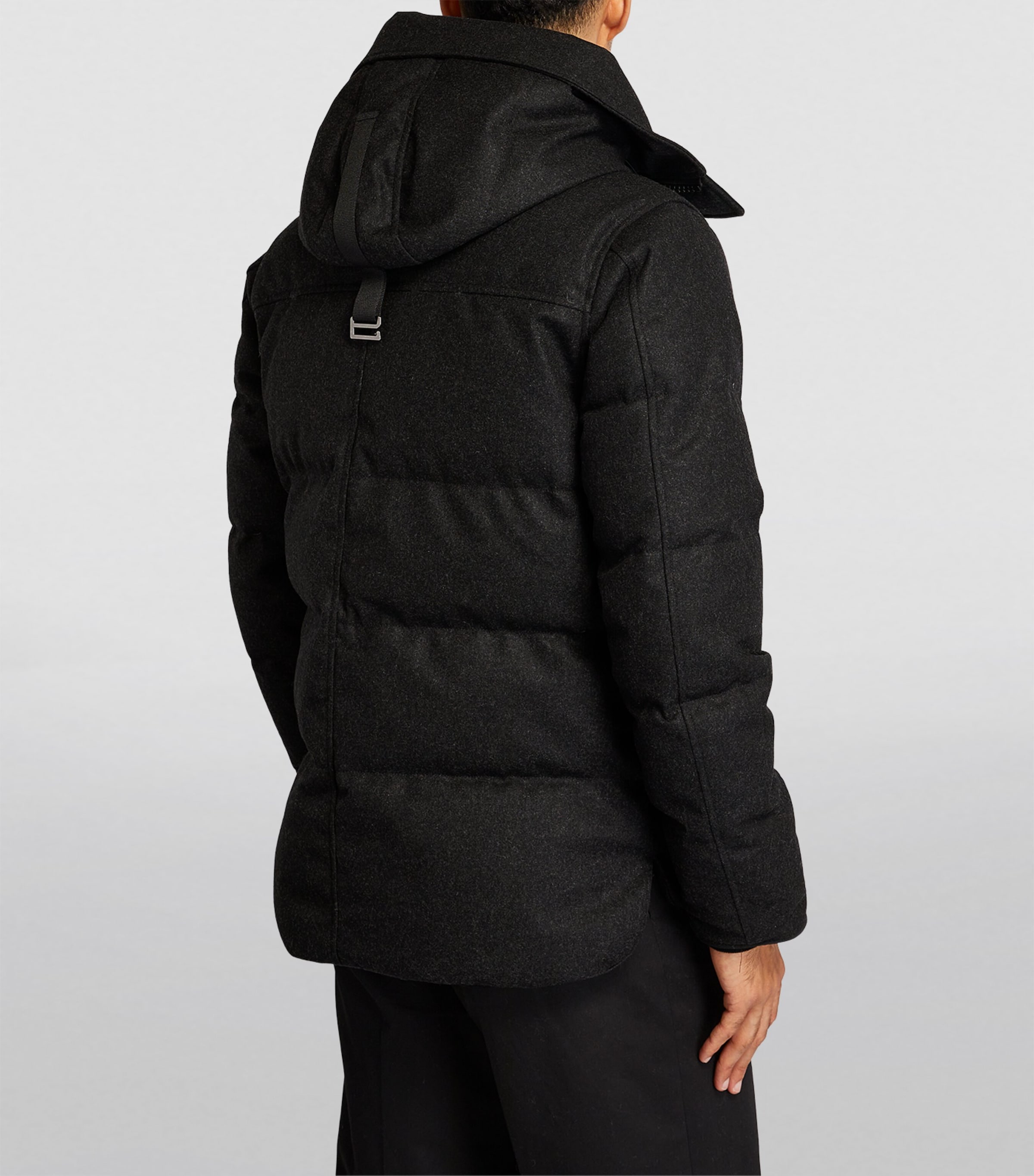 Lawrence Hooded Puffer Jacket 61/BLACK Image 3