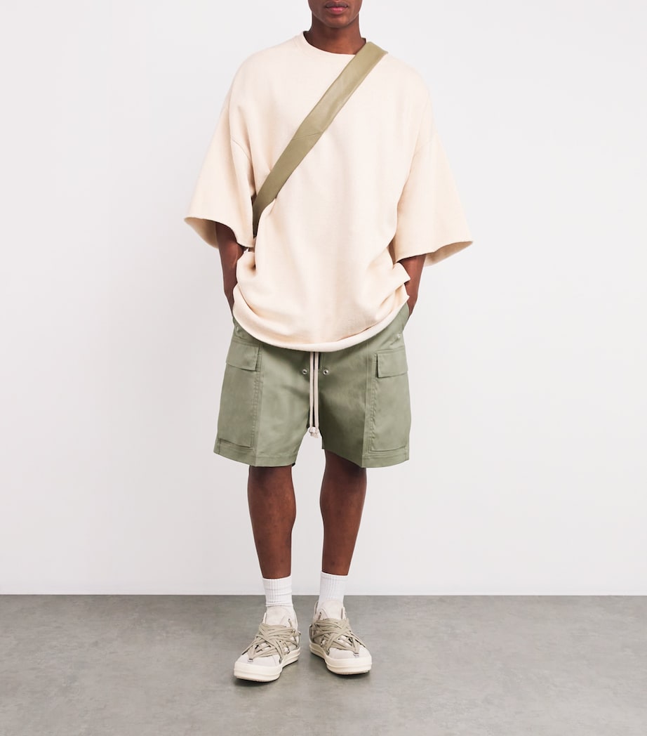 Stretch-Cotton Cargobela Shorts 15/CELADON Image 2