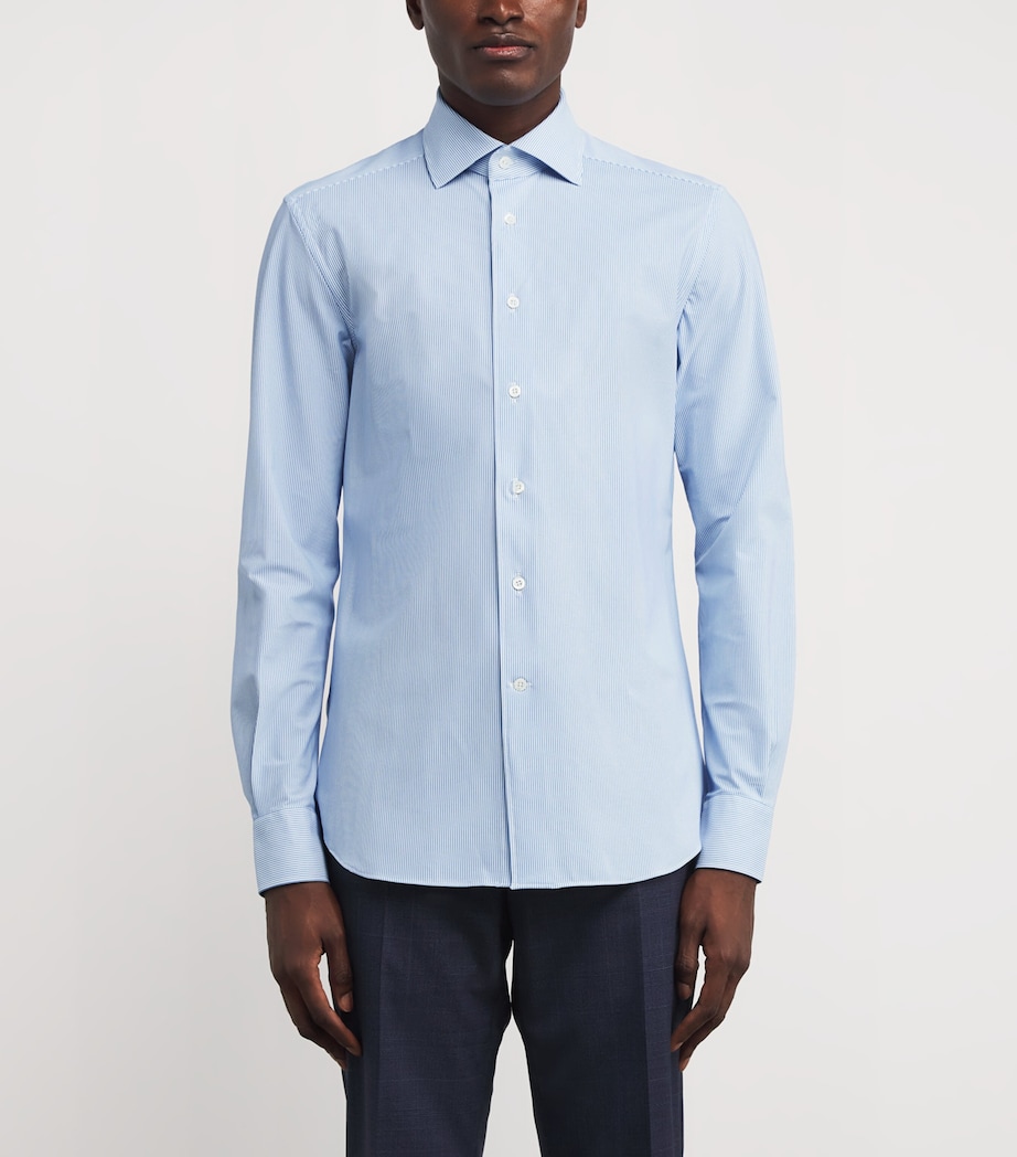 Stripe Formal Shirt 002 DARK BLUE Image 3