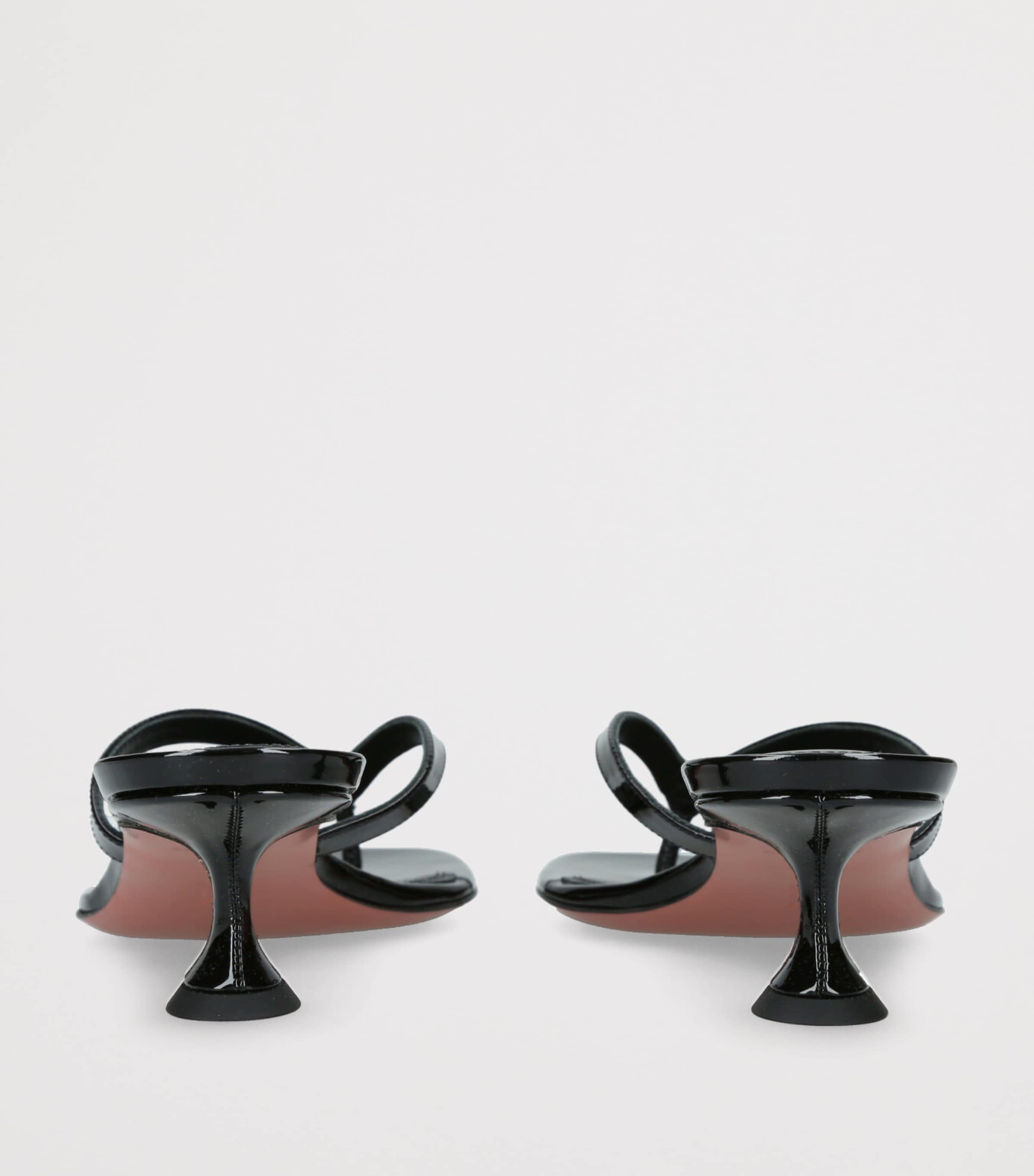 Leather Juliette Sandals 45 BLACK Image 2