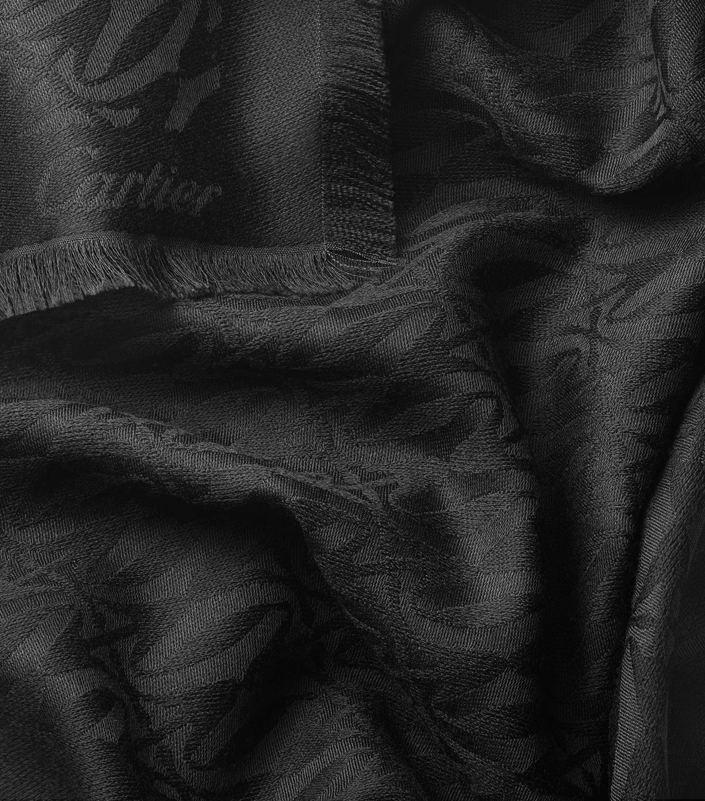 Silk C de Cartier Shawl BLACK Image 2
