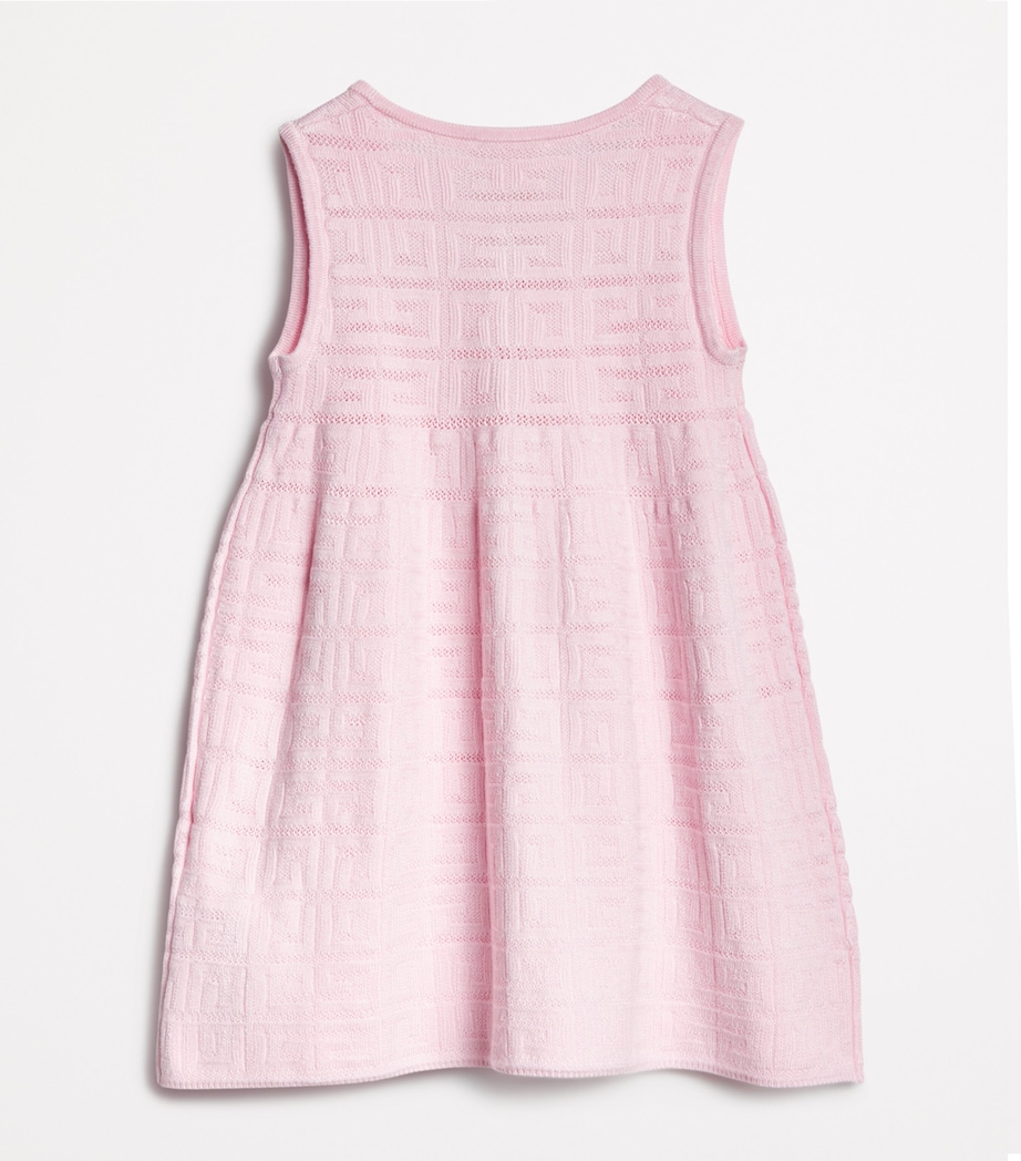 Givenchy Kids Knitted 4G Logo Dress (2-3 Years) Marshmallow Image 2