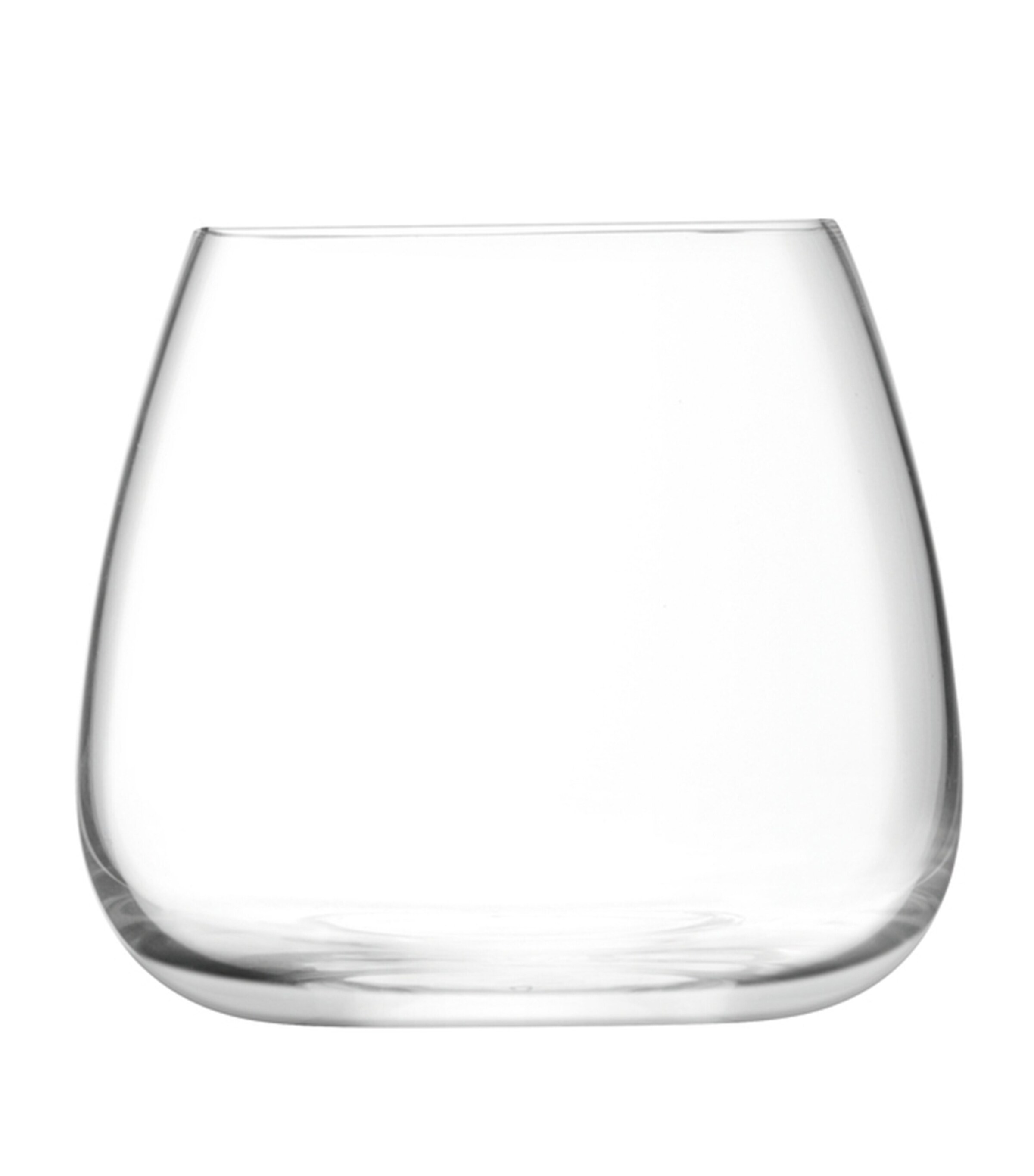 Set of 2 Wine Culture Stemless Wine Glasses (385ml) CLEAR Image 2