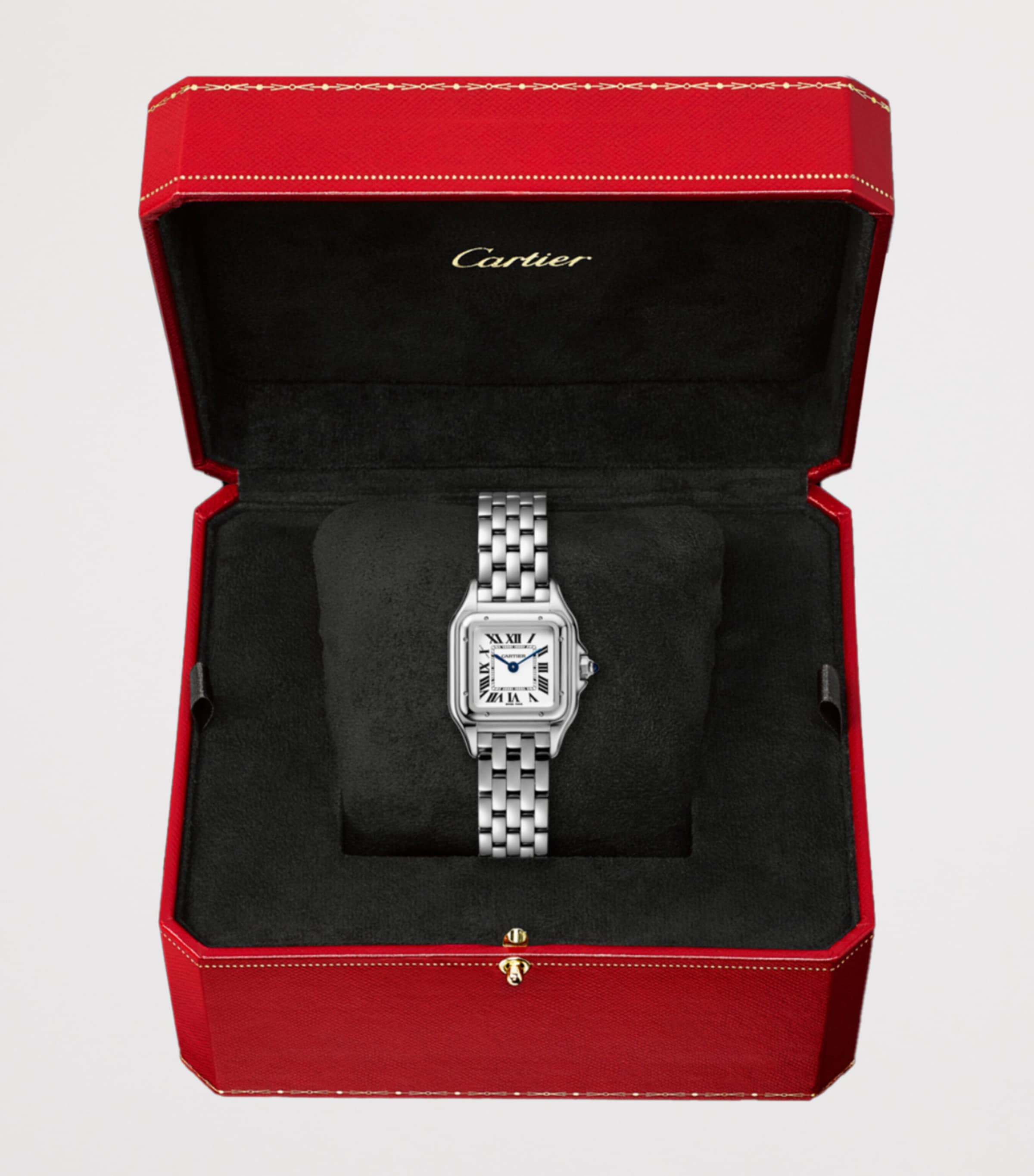 Small Stainless Steel Panthère de Cartier Watch 23mm STEEL Image 3
