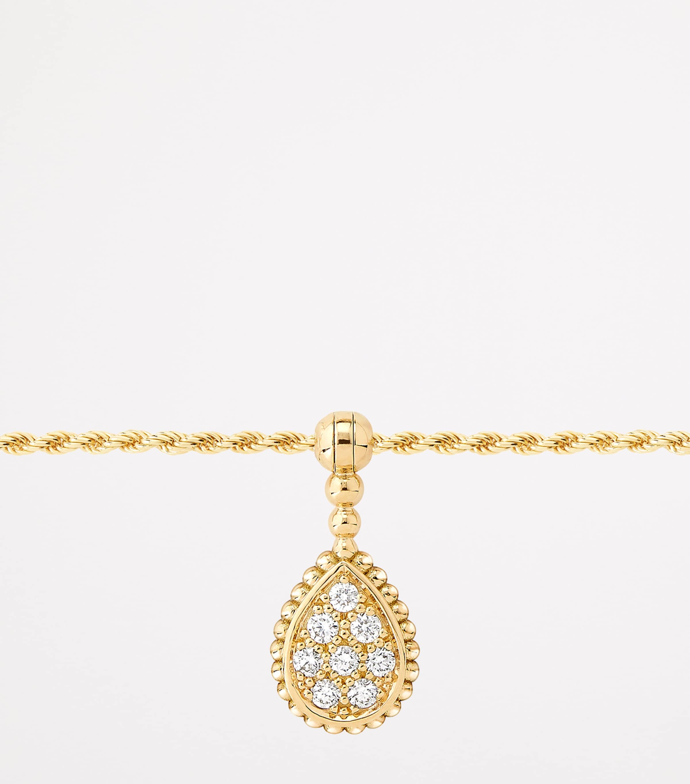 Yellow Gold and Diamond Serpent Bohème Ankle Bracelet YELLOW GOLD Image 4