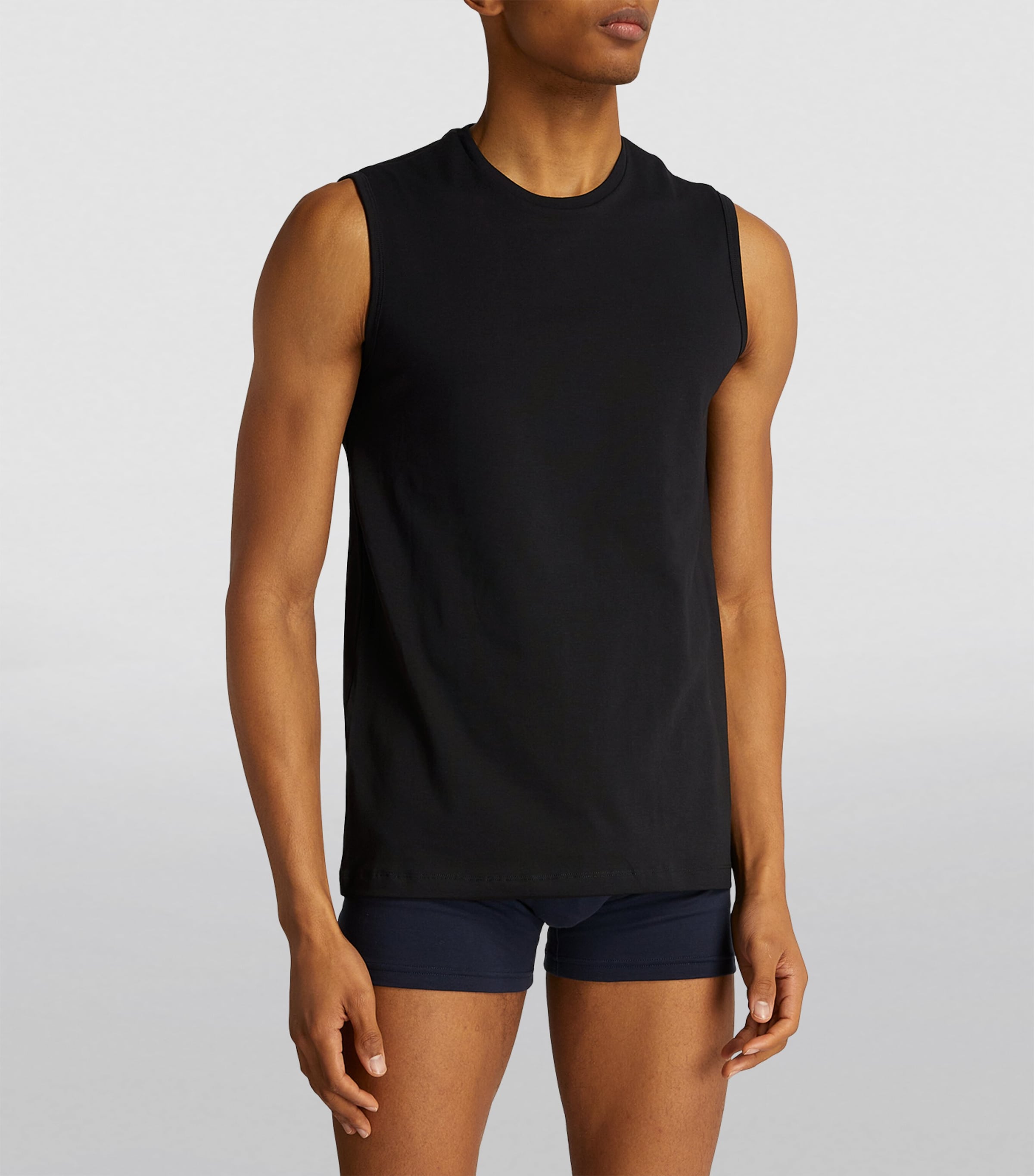 Daily Comfort Vests (Pack of 2) 3000/BLACK Image 3