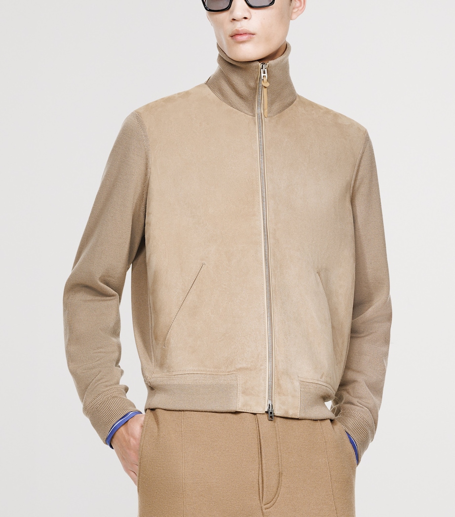 TOM FORD Mens Virgin Wool Zip-Up Sweater Jbq Image 3