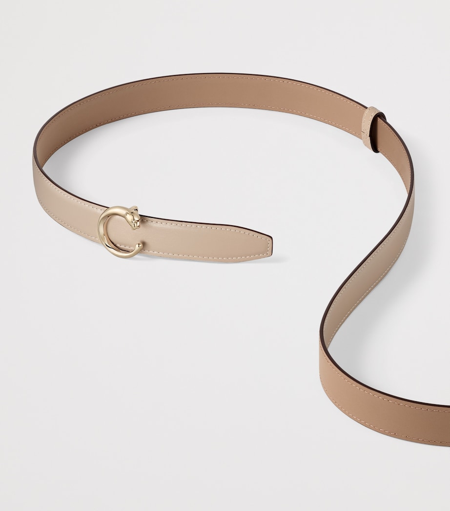 Cartier Large Leather Panthère de Cartier Belt Cord Beige Image 2