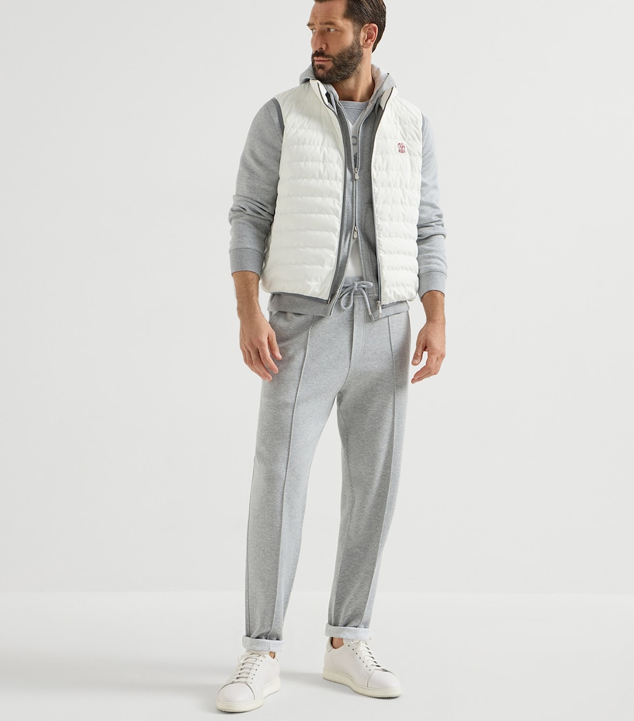 Brunello Cucinelli Mens Cotton-Blend French Terry Sweatpants Image 2