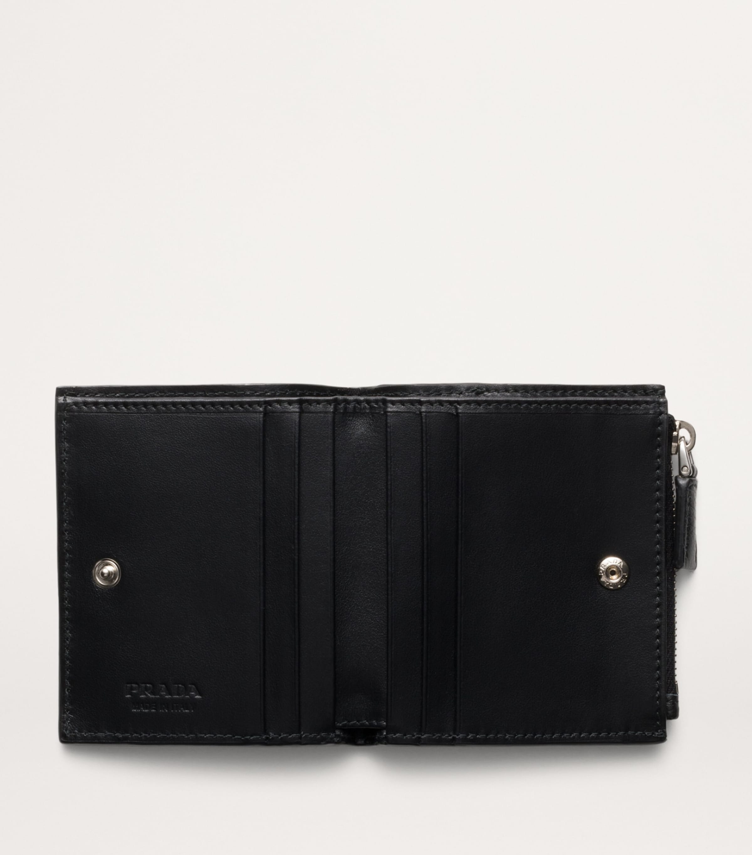Small Leather Zipped Wallet F0002 Image 2