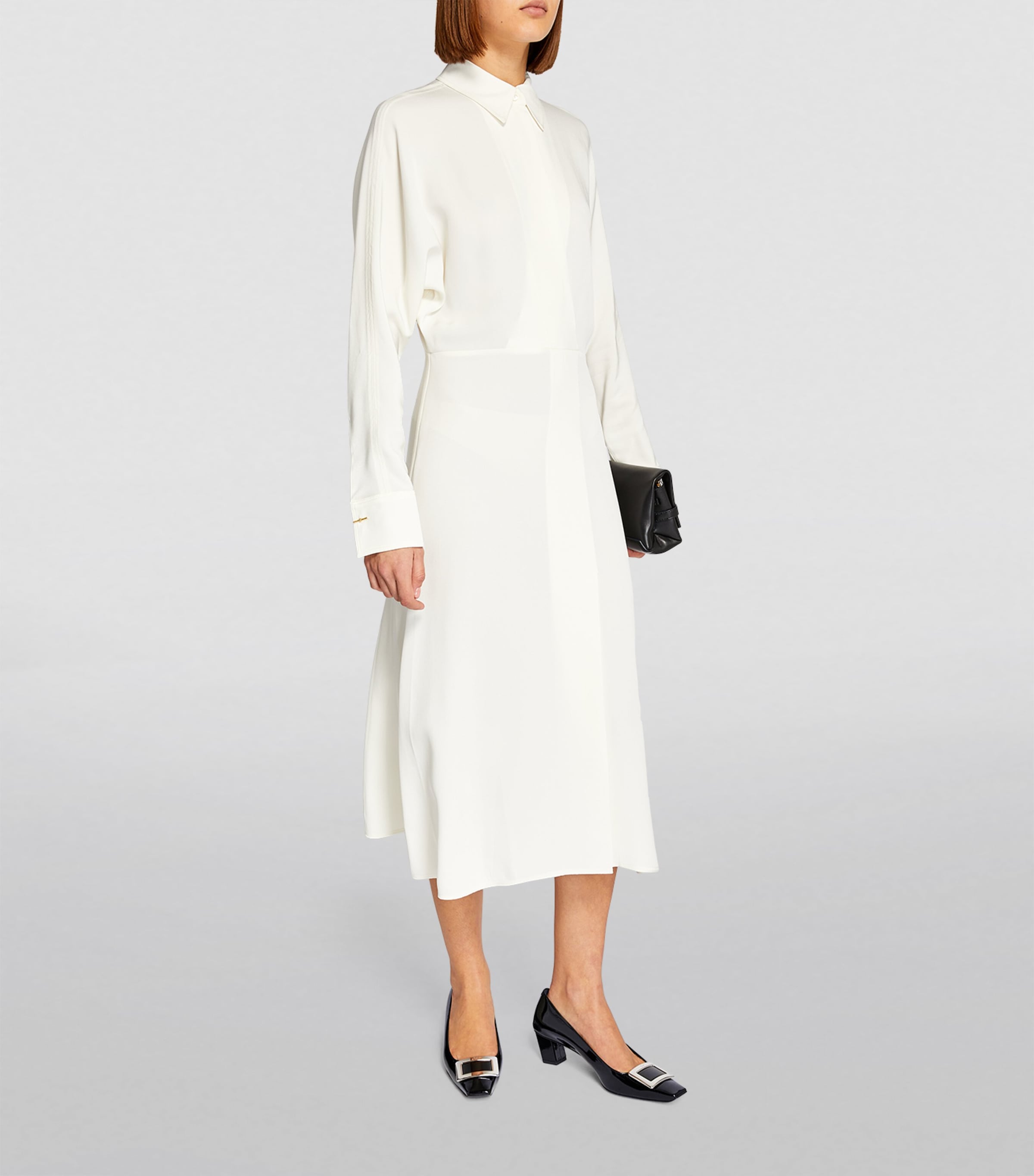 Patent Decolleté Belle Vivier Pumps 45 BLACK Image 4