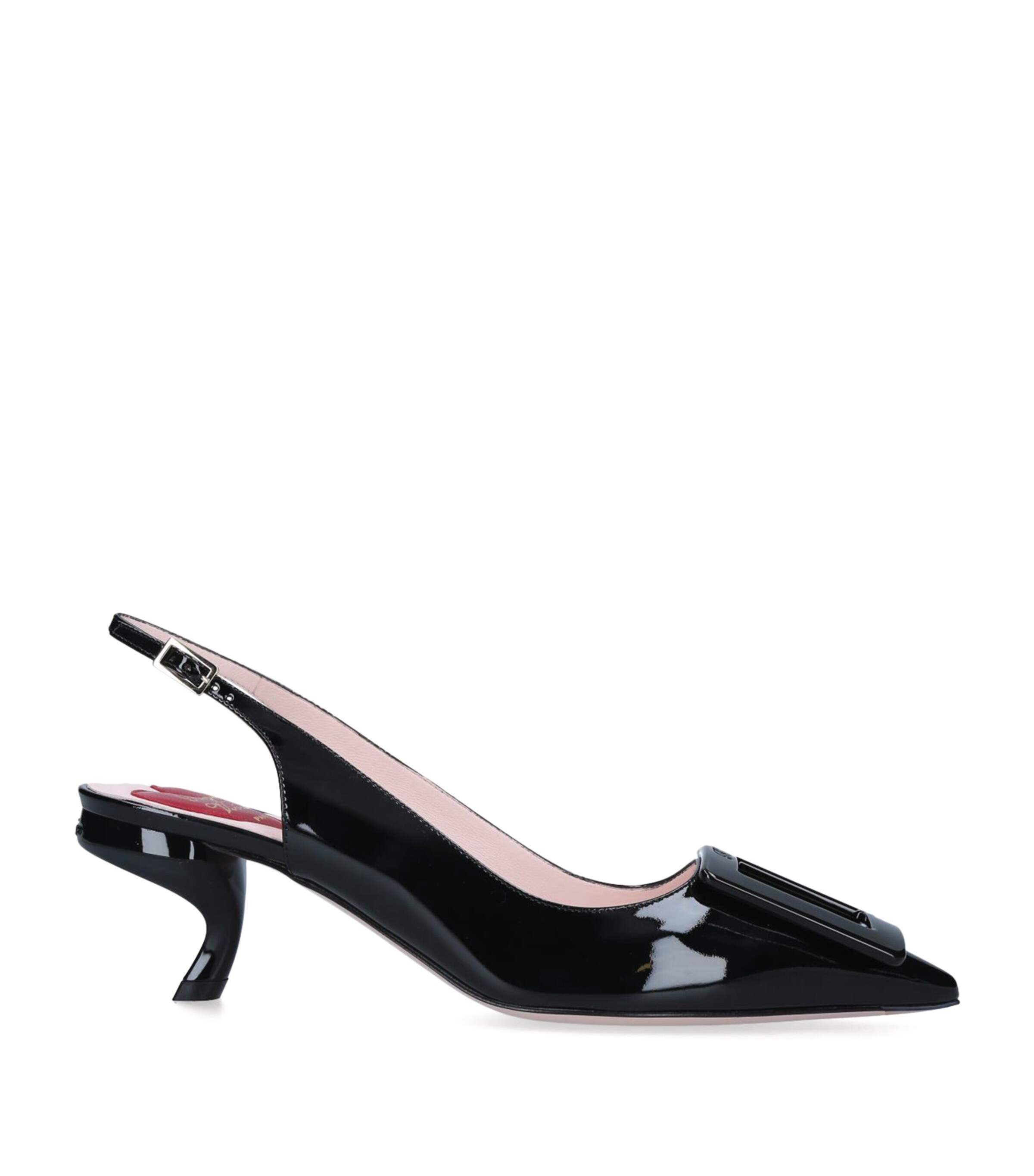 Roger Vivier Virgule Slingback Pumps 55 Black Image 3