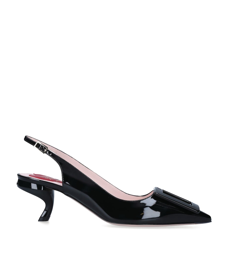 Roger Vivier Virgule Slingback Pumps 55 Black Image 3
