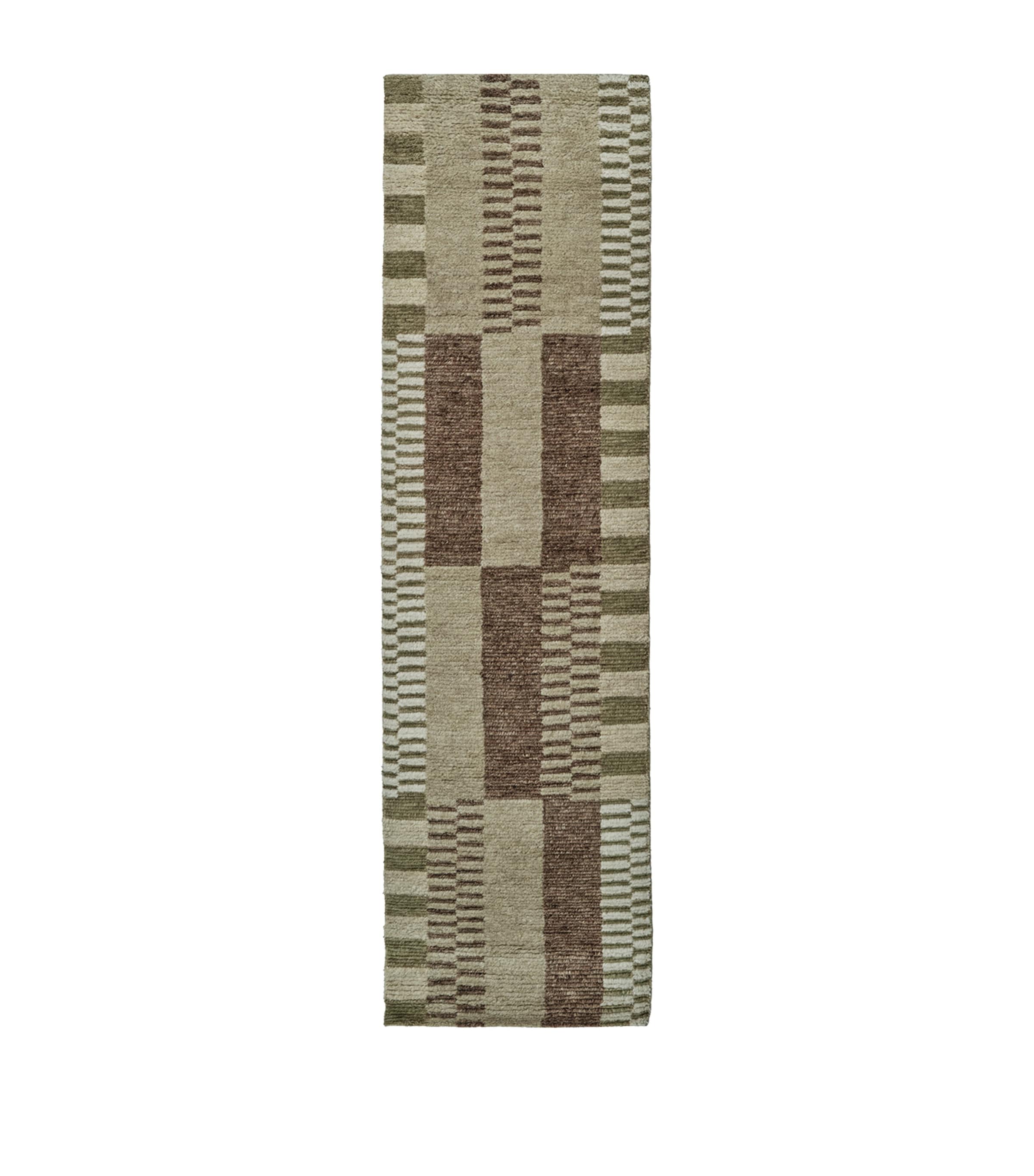 The Rug Company x Paul Smith Stil Runner (3.05m x 0.84m) Green Image 1