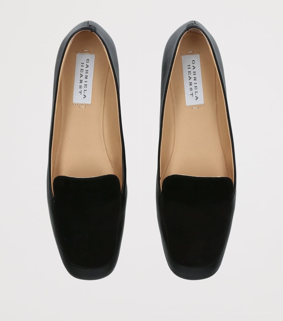 Leather Aveda Flats BLACK Image 4