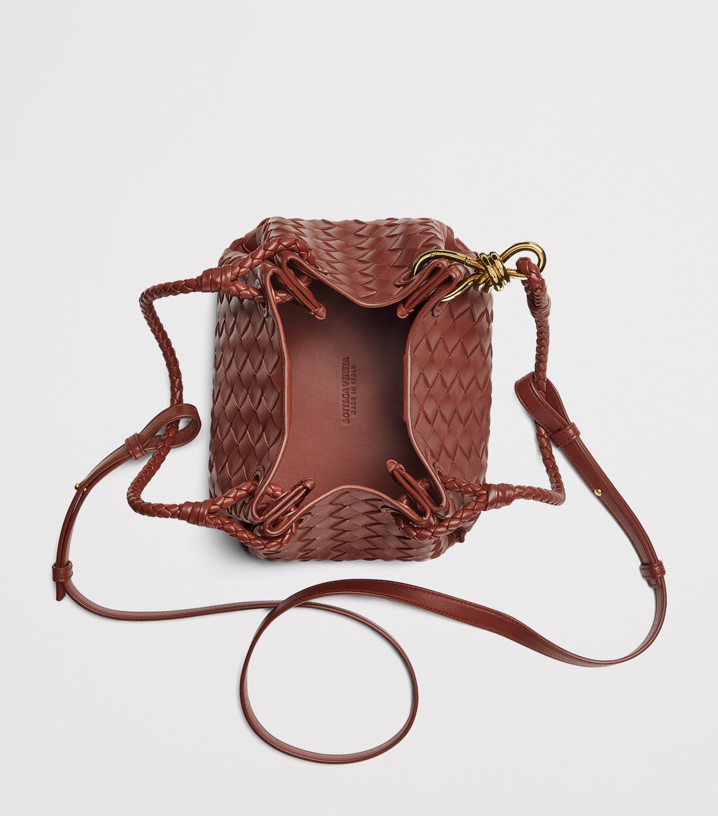Small Lambskin Andiamo Parachute Shoulder Bag 2506 Image 4