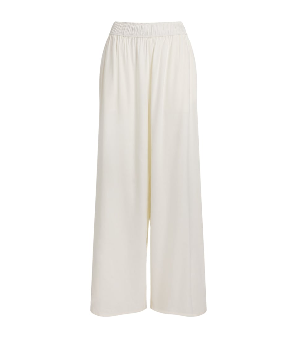 CAMILLA AND MARC Linen-Blend Chara Wide-Leg Trousers Cream Mcrm