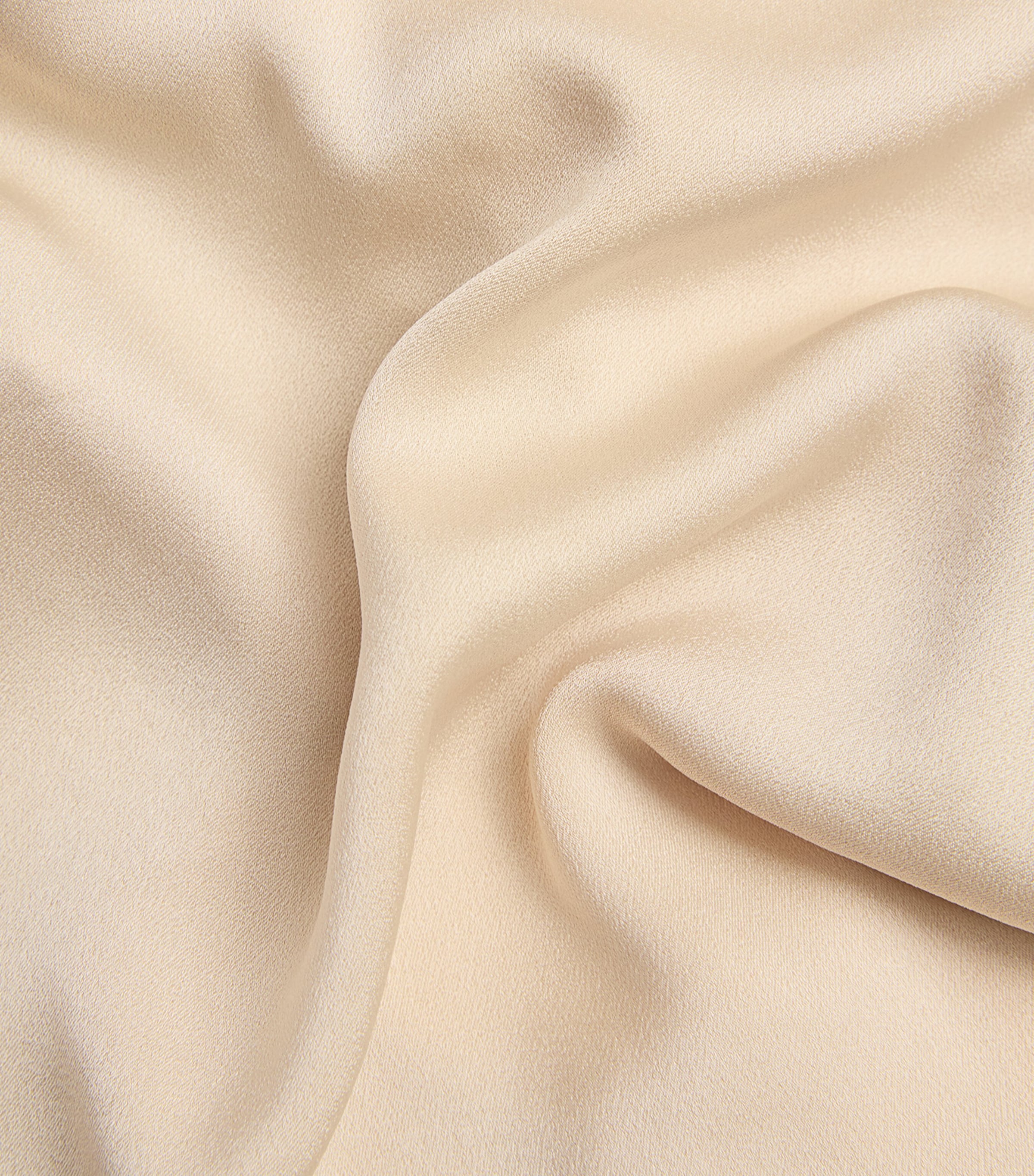 Satin Halterneck Cartia Top OYSTER Image 5