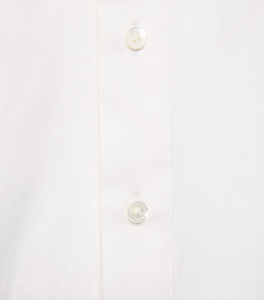 Polo Ralph Lauren Womens Cotton Panelled Midi Dress White Image 6