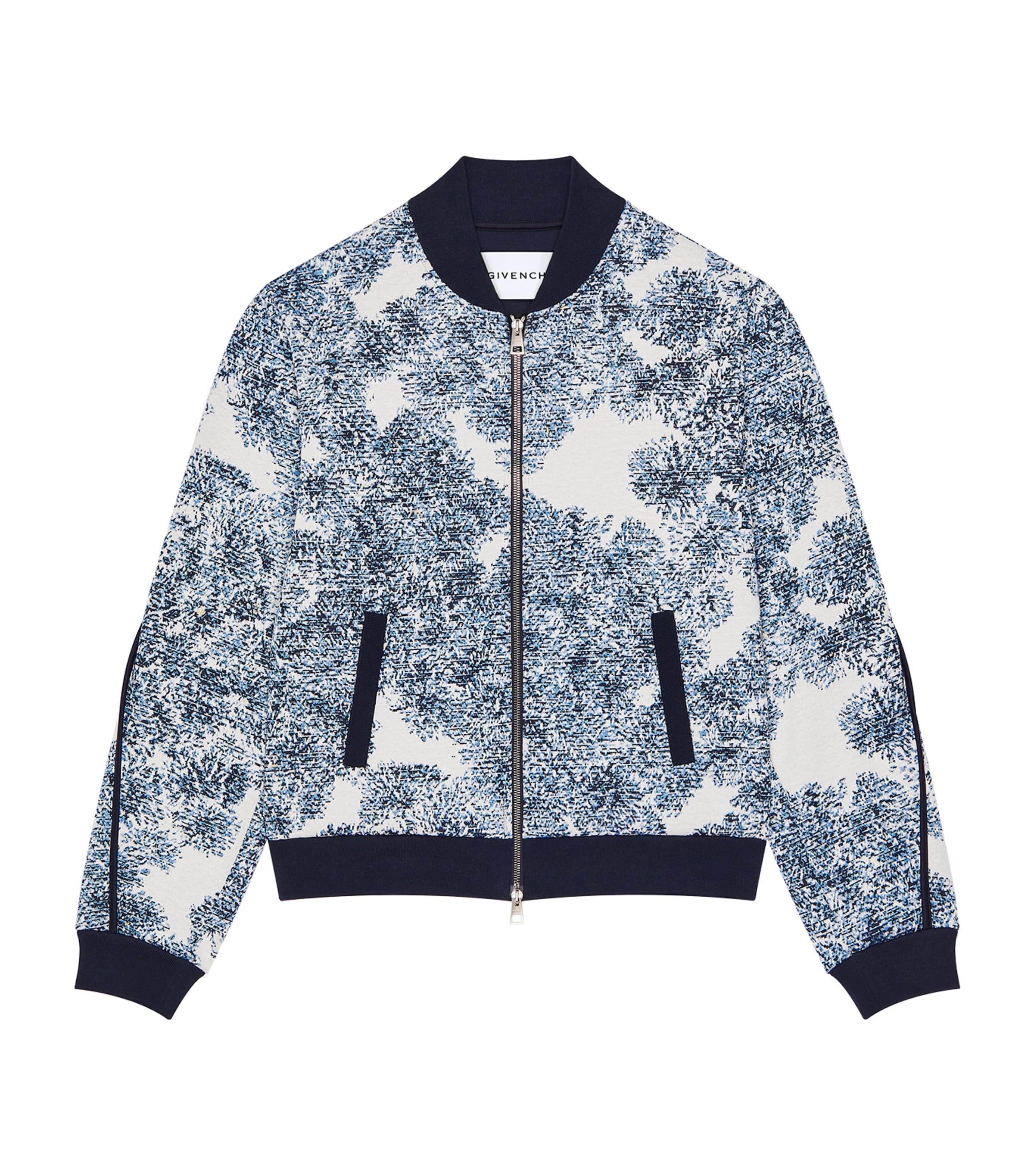 Givenchy Mens Jacquard Bomber Jacket Image 1
