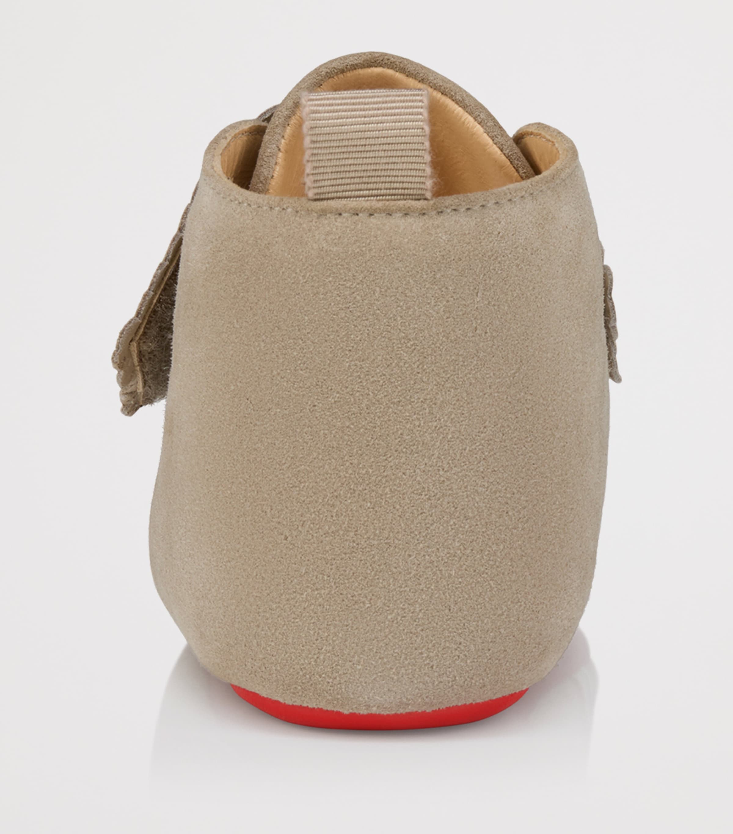 Christian Louboutin Kids 이지 베이비 러브 가죽 부티