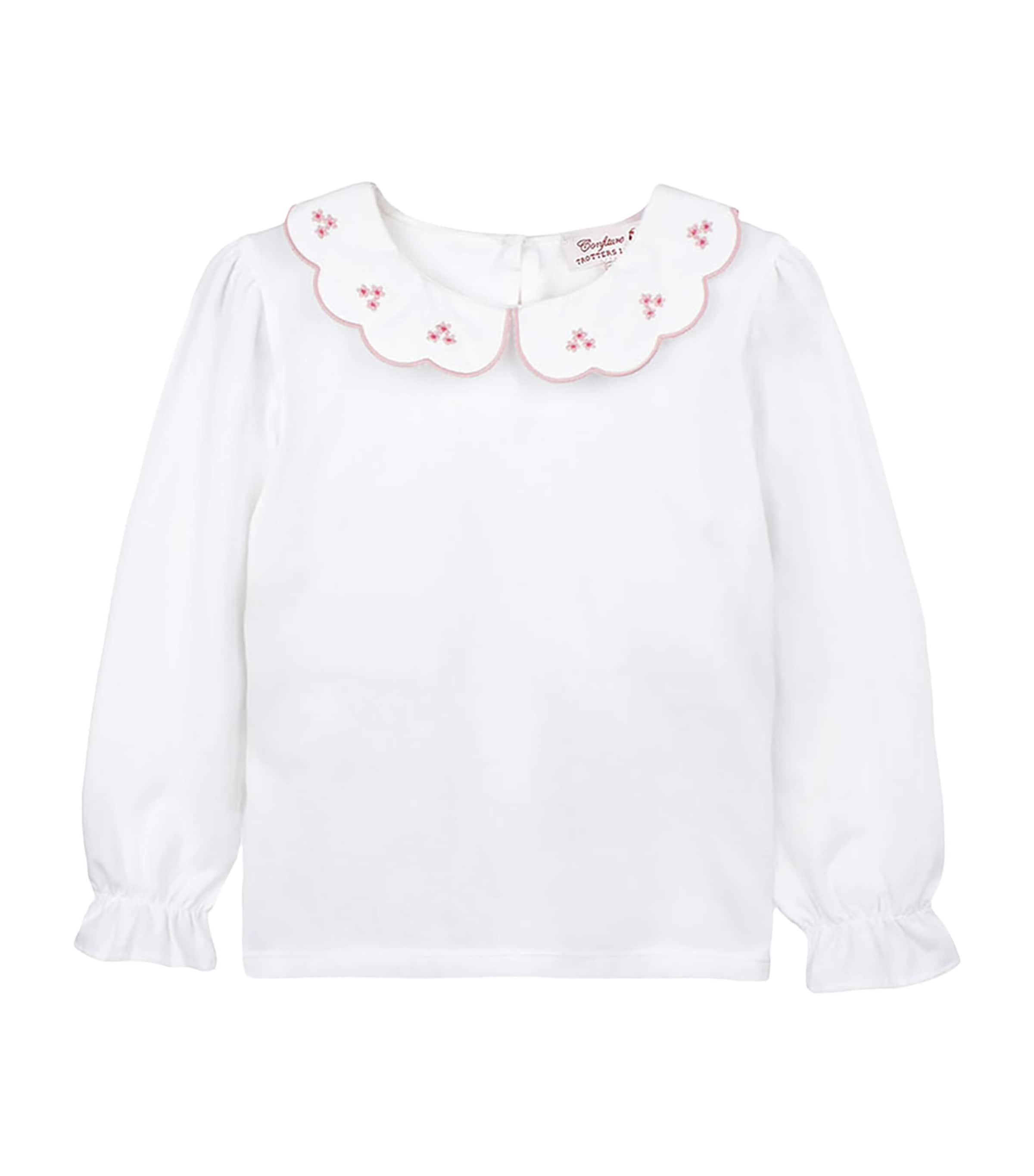 Trotters Kids' Ava Blouse In White