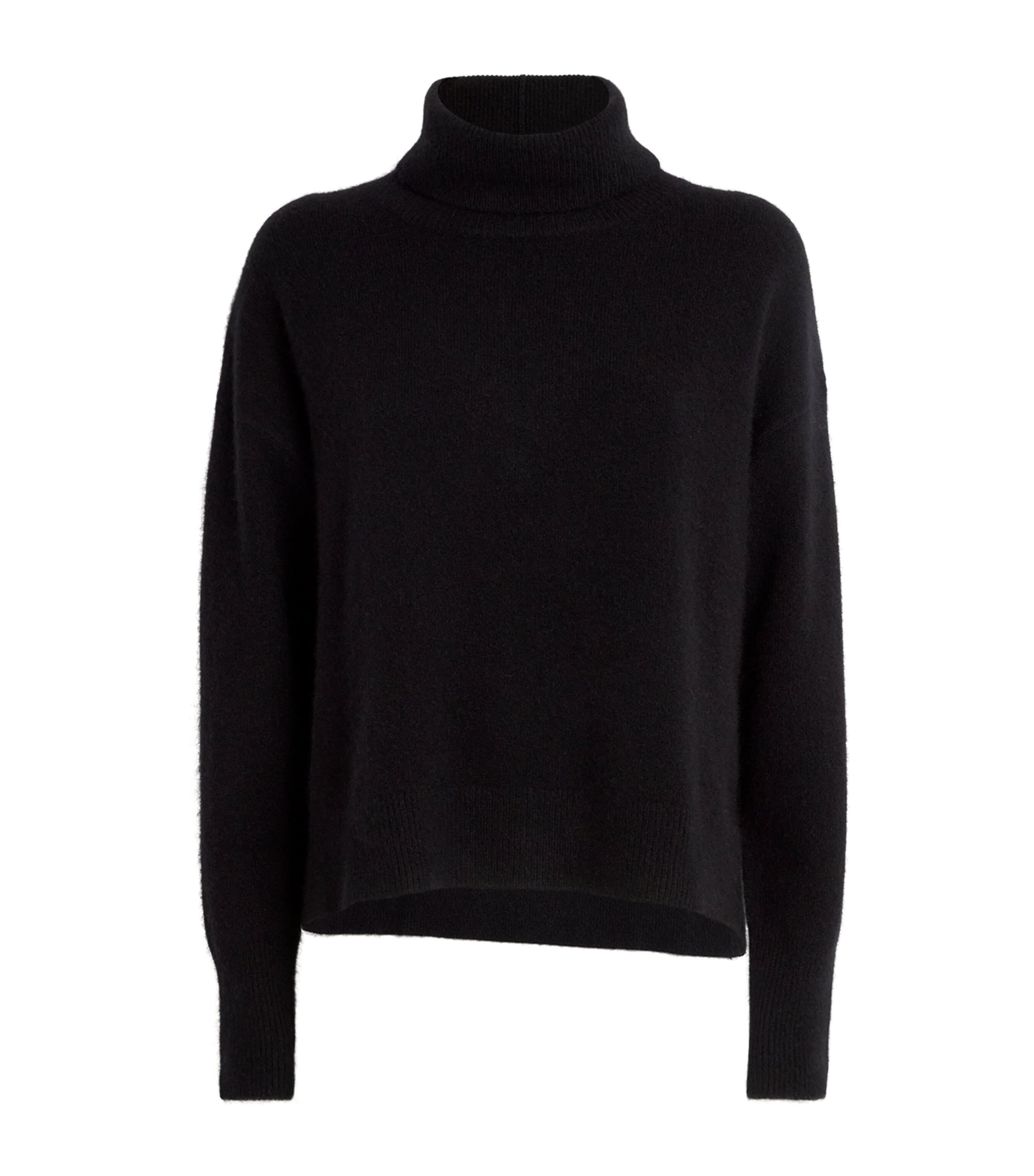 Joseph Brushed Cashmere-blend Sweater In Black