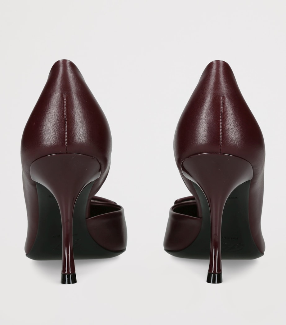 Roger Vivier Leather D'Orsay Pumps 85 Dark Brown Image 4