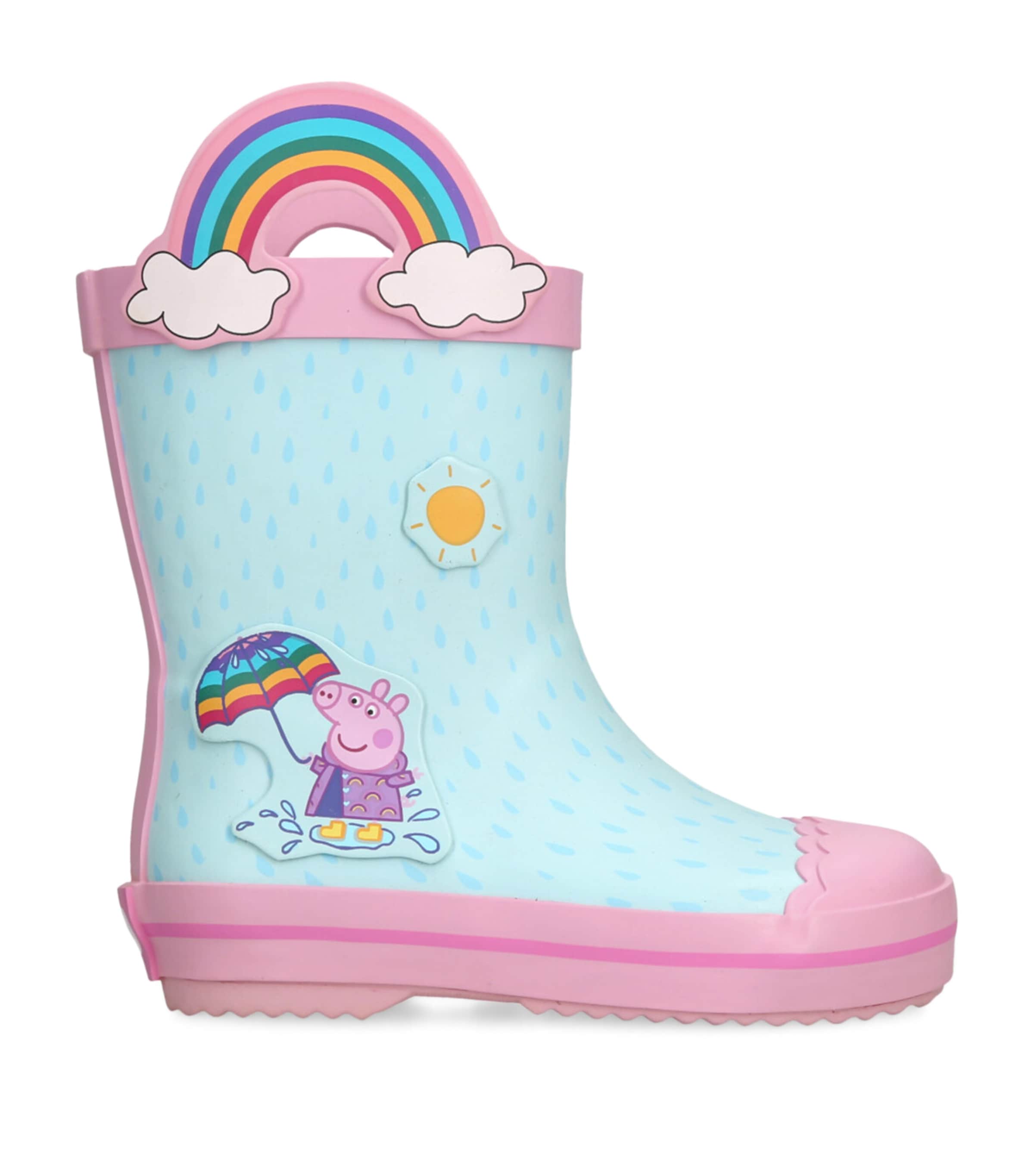 Ground Up Blue Peppa Pig Rainbow Wellington Boots | Harrods US