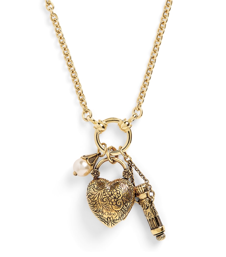 Victorian Charm Necklace VINTAGE GOLD Image 1