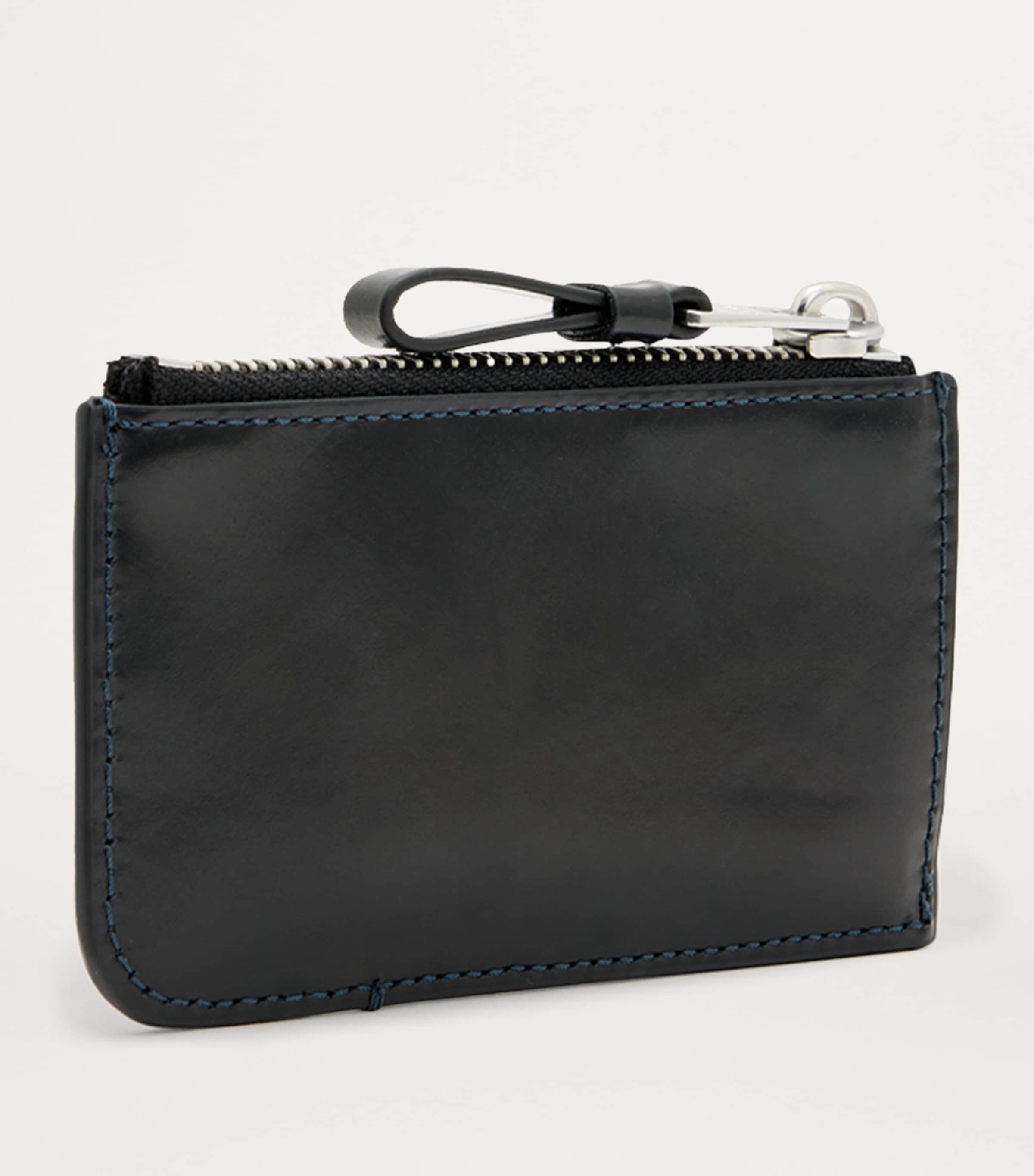 Leather Tierra Isamu Card Holder BLACK Image 3